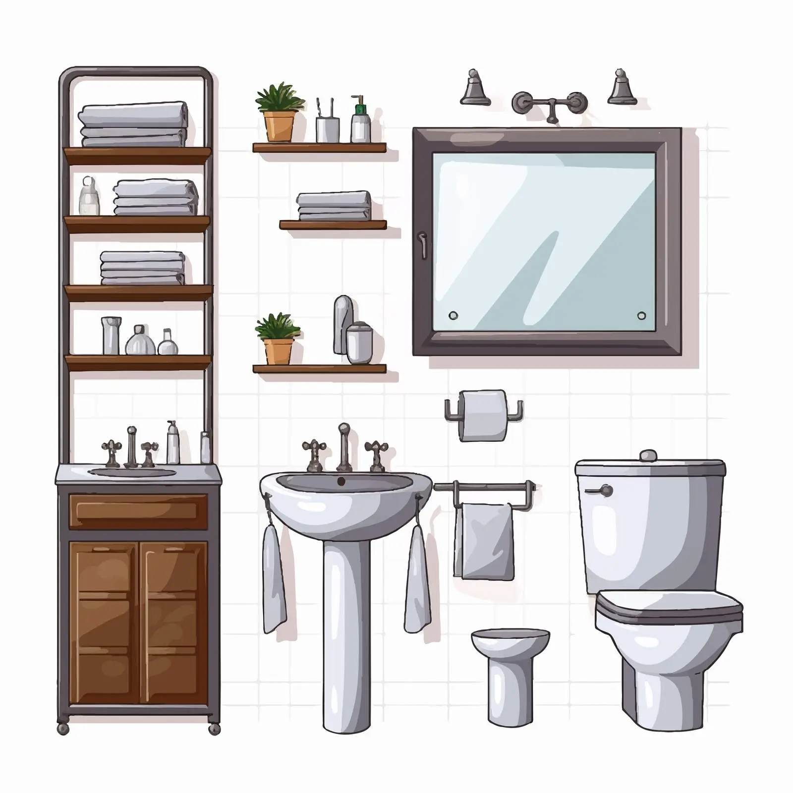 Elegant Bathroom Furniture Set for Design – free affordable luxury image from Dotvec