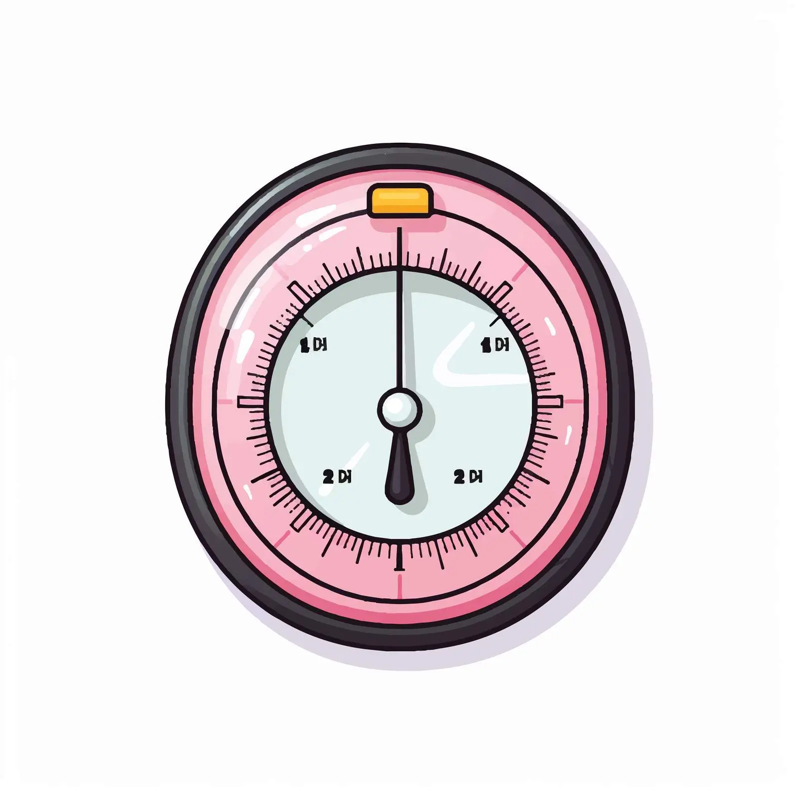 Minimalist Bathroom Scales Vector Illustration – free bathroom decor image from Dotvec