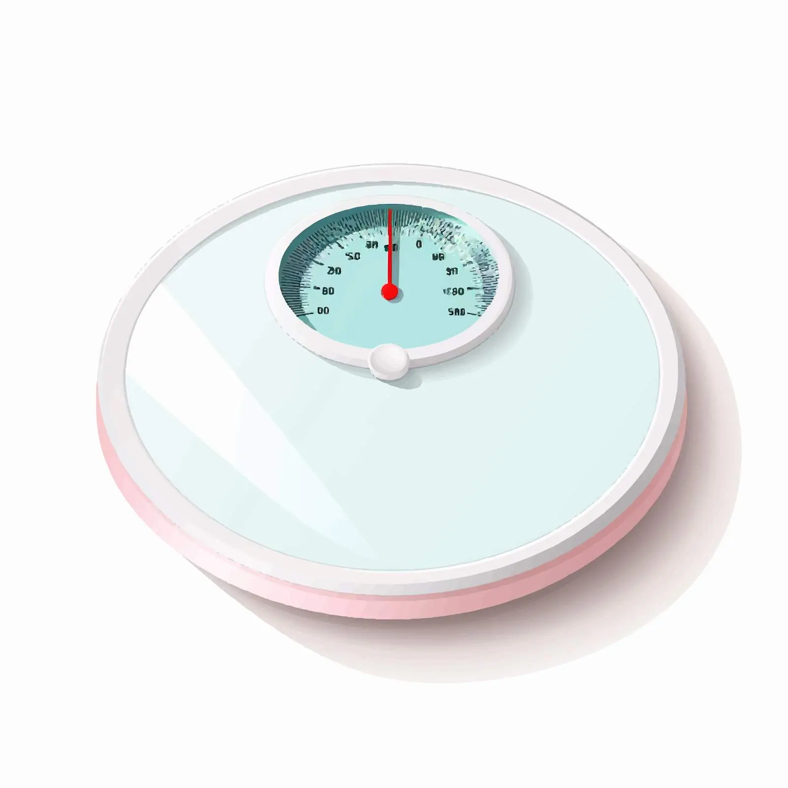 Bathroom Scales Vector Illustration on White Background — free download from Dotvec