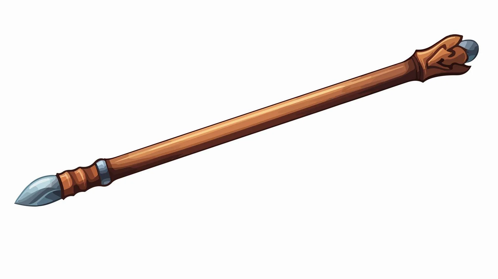 High-Quality Cartoon Baton Vector Illustration — free download from Dotvec