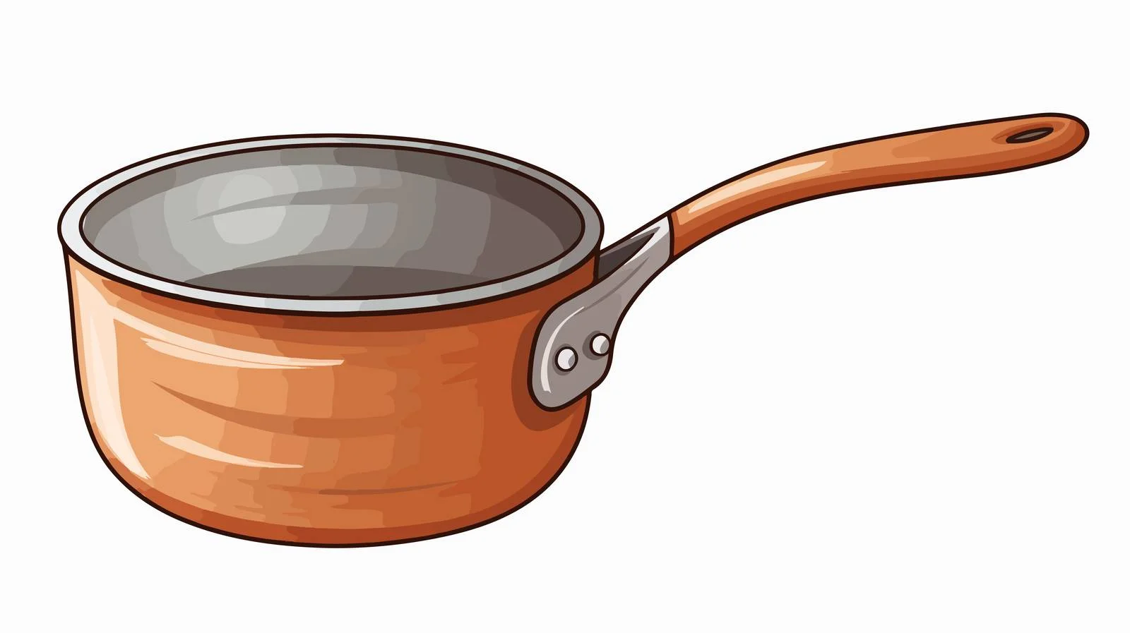 Vintage Saucepan Cartoon Vector Illustration — free download from Dotvec