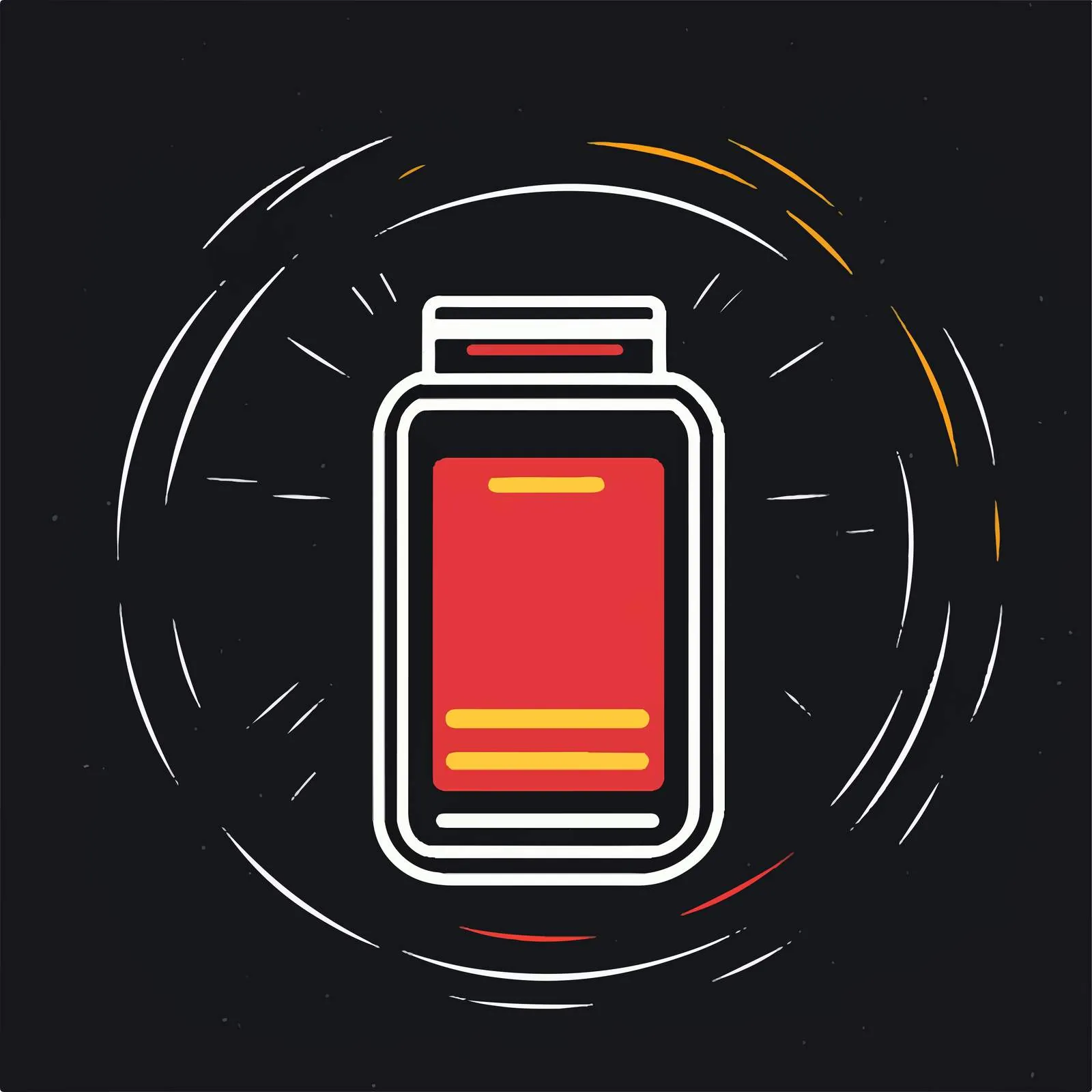 Flat Vector Illustration of Isolated Battery Design – free battery image from Dotvec