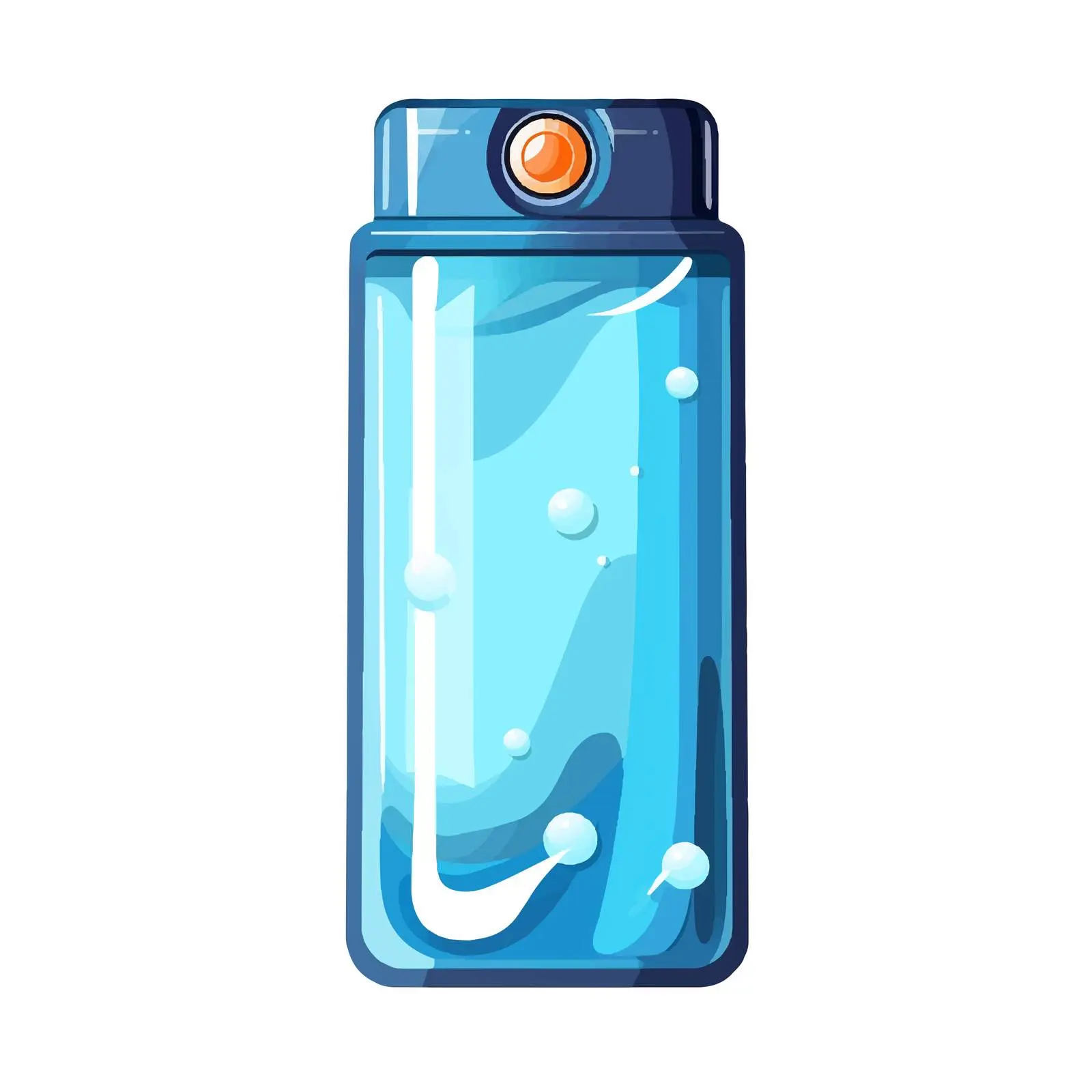 Water Battery Vector Illustration on White Background – free battery image from Dotvec