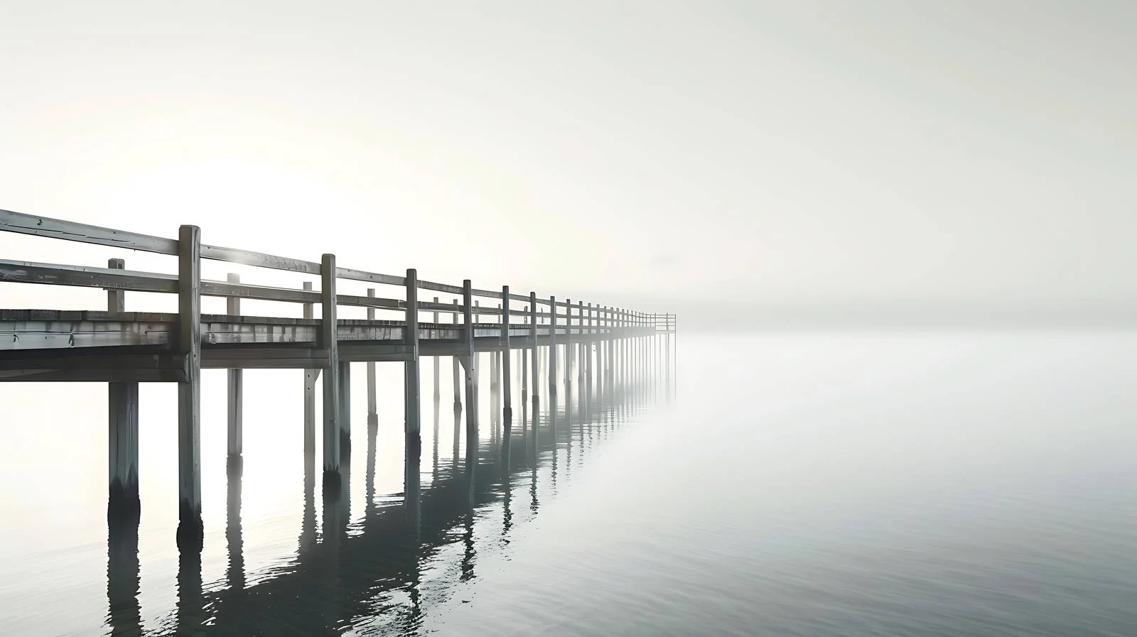Serene Bay Pier Dawn Image — free download from Dotvec
