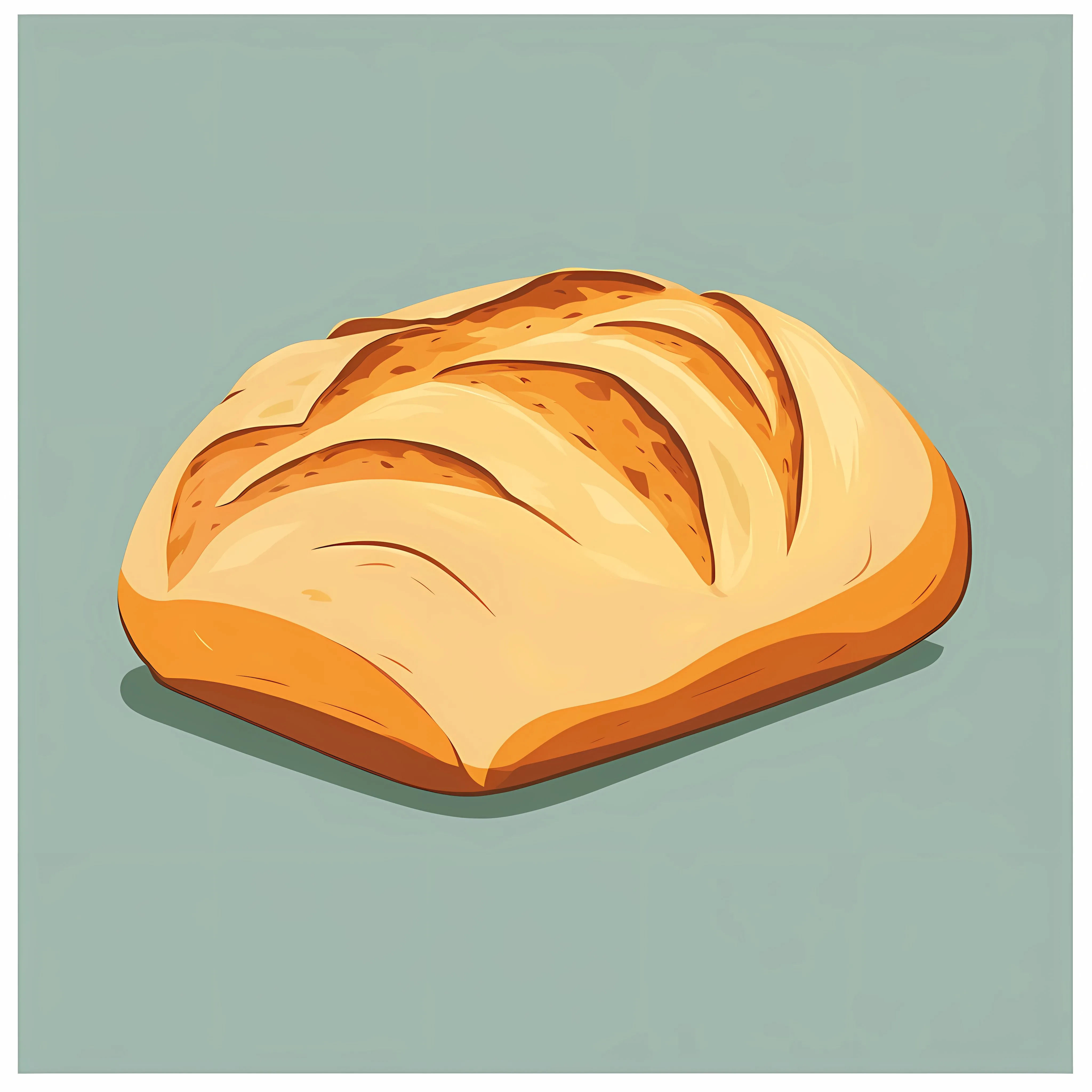 Bäcker Holzofenbrot Flat Vector Illustration — free download from Dotvec