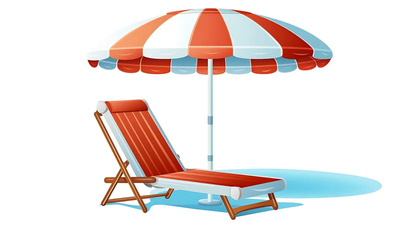 Tropical Beach Scene Illustration — free download from Dotvec