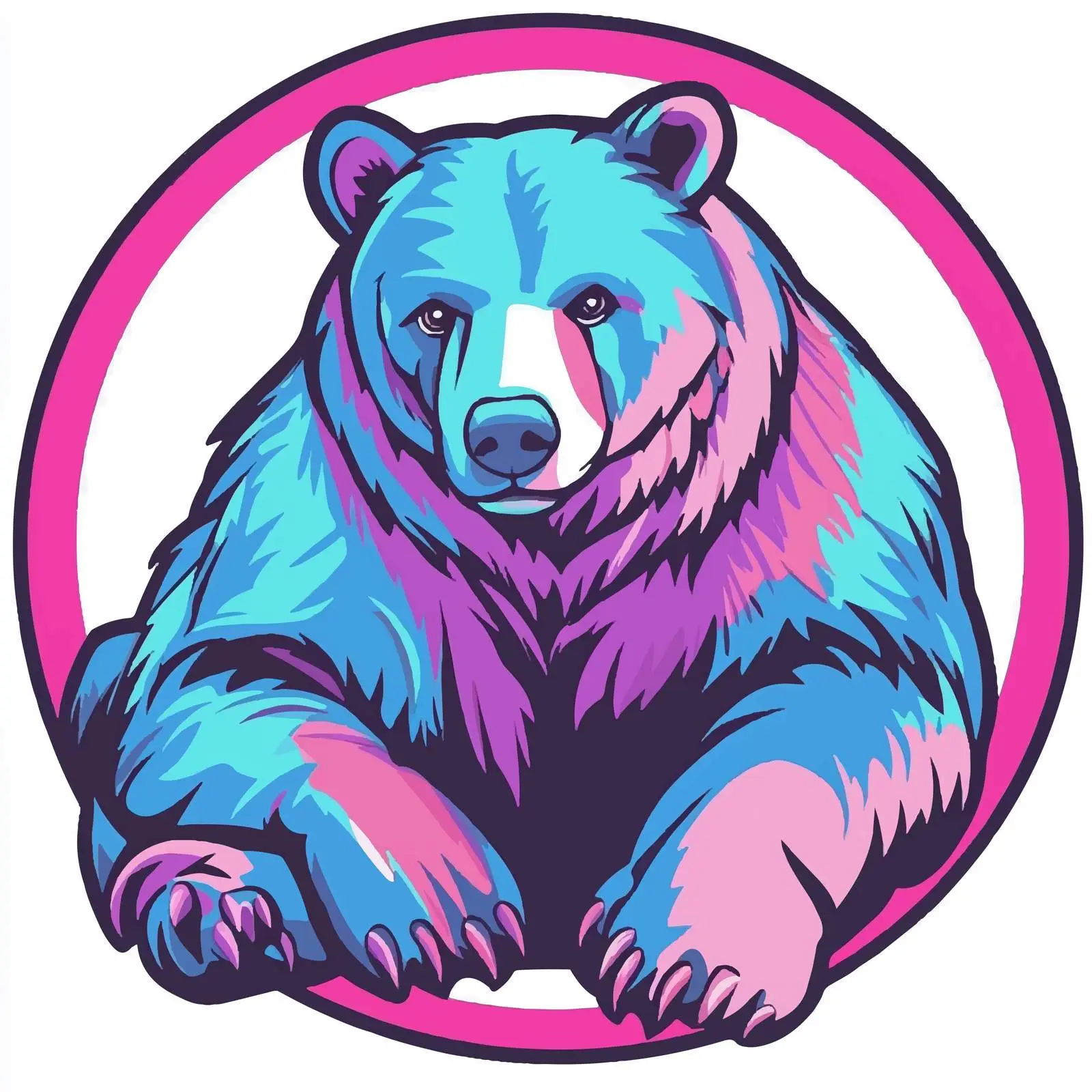 Cartoon Bear Vector Illustration — free download from Dotvec