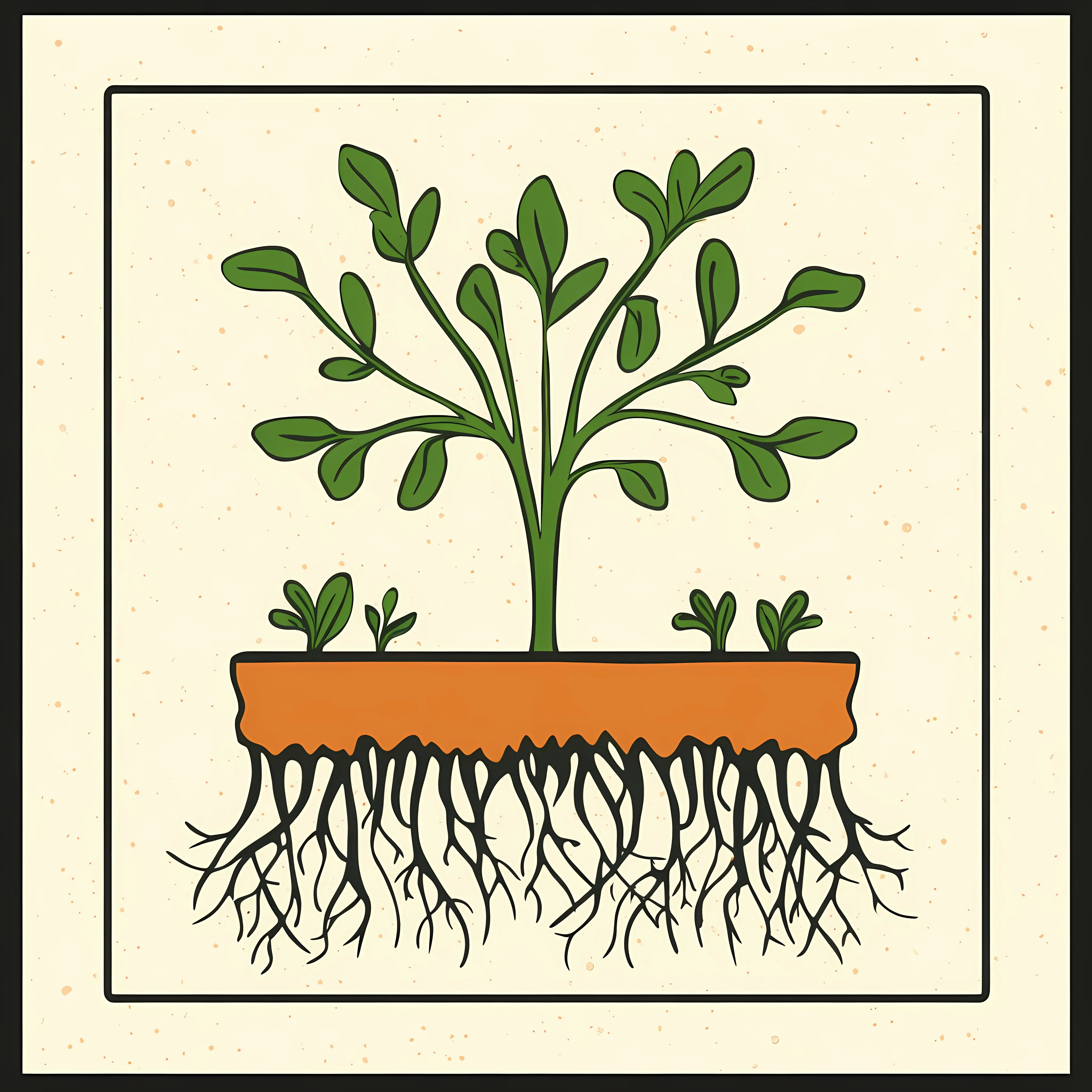 Beatroot Flat Vector Illustration in Frame — free download from Dotvec