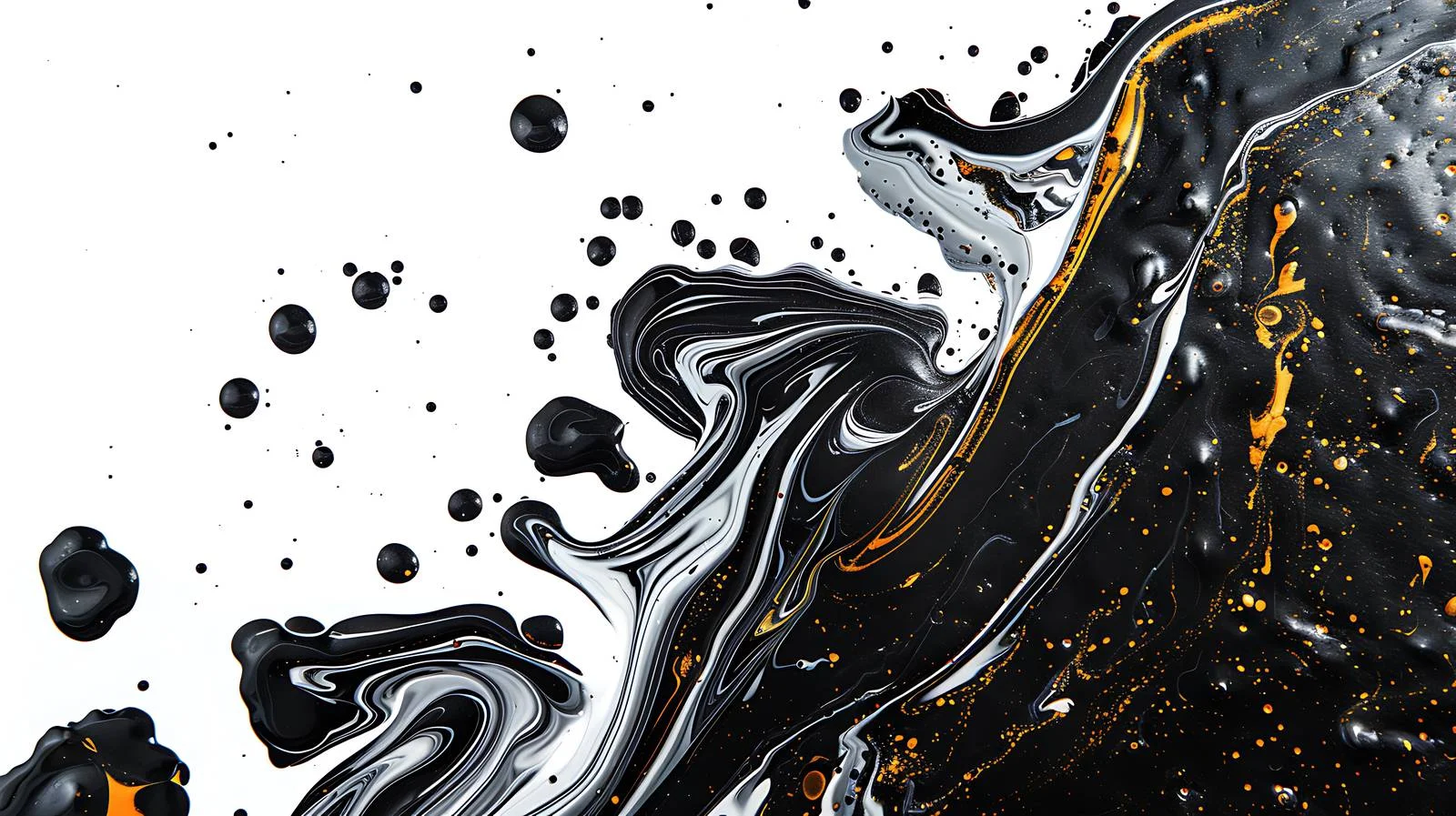 Elegant Gasoline Abstract Stain Artwork — free download from Dotvec
