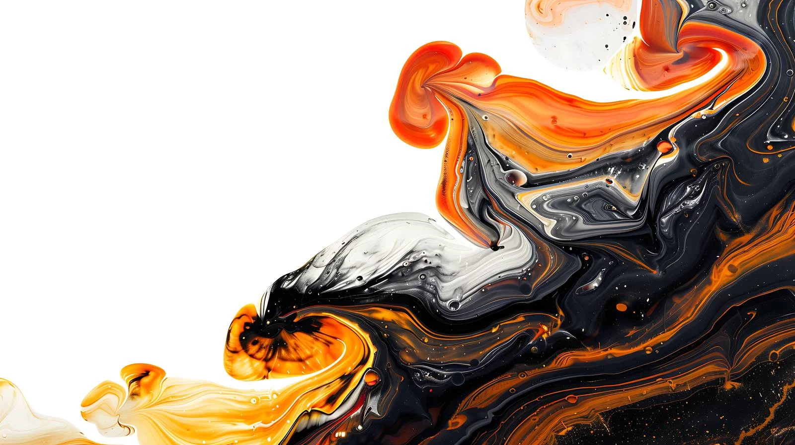 Elegant Abstract Oil Stain Design — free download from Dotvec