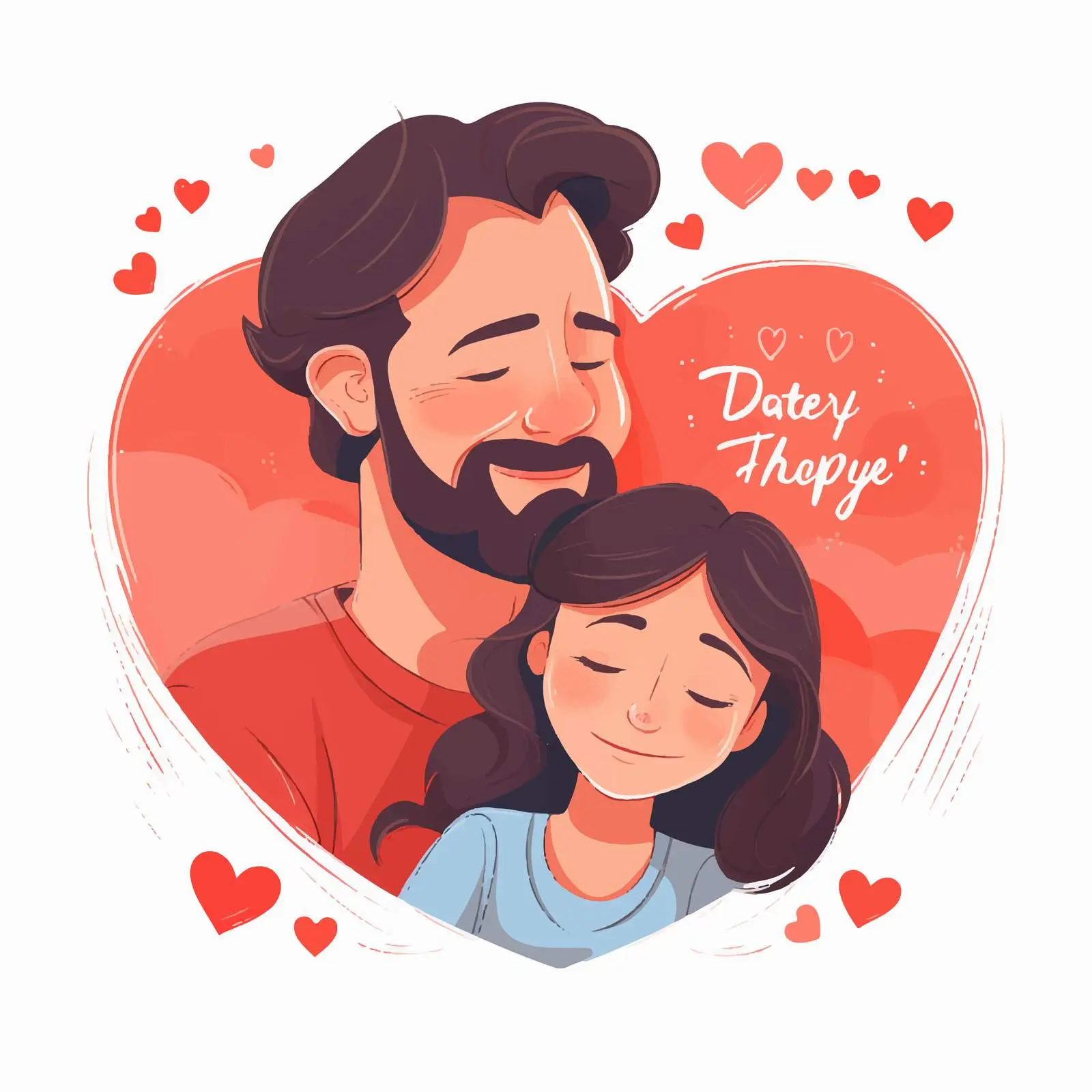 Festive Card for Father's Day Celebration — free download from Dotvec