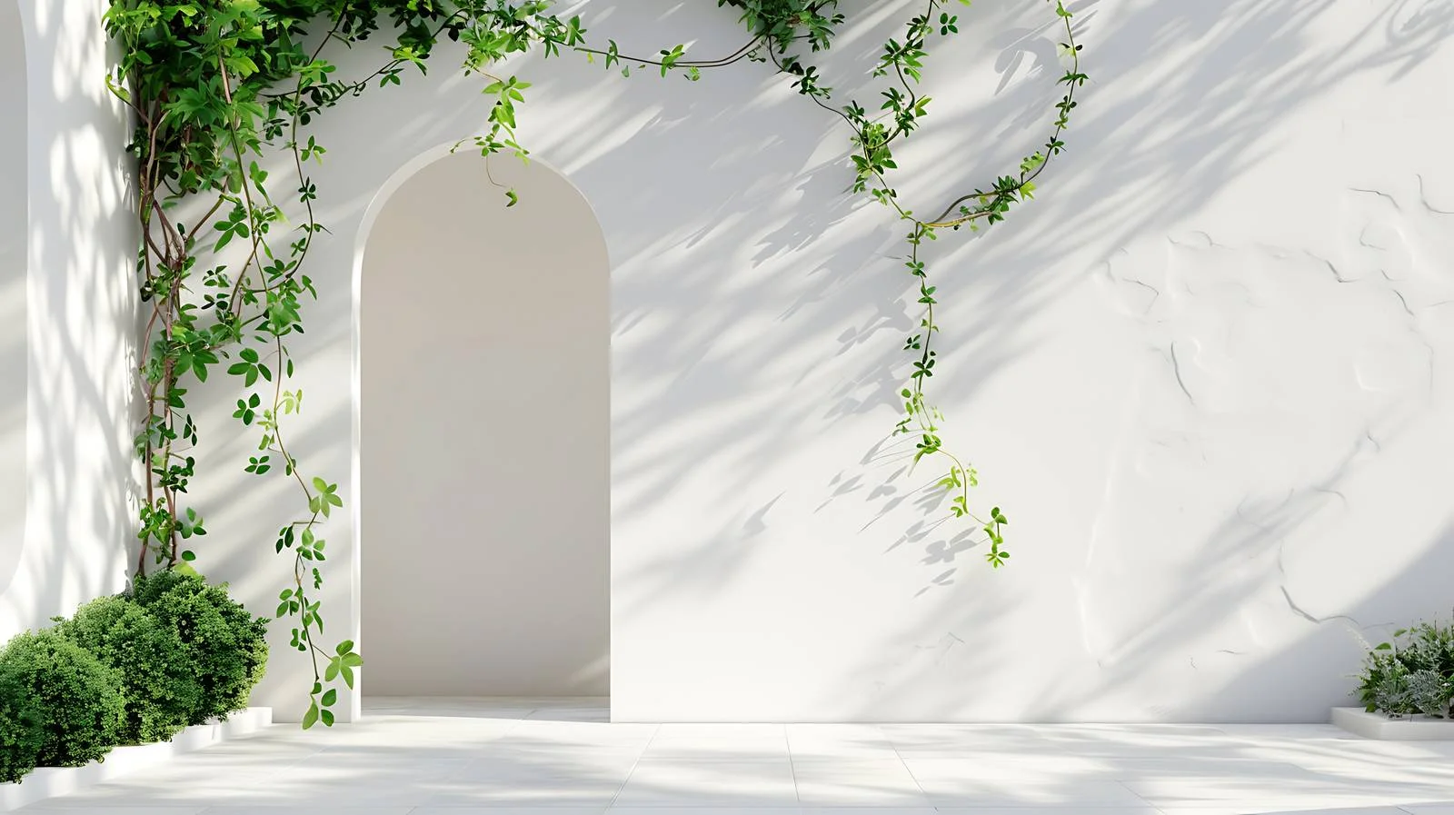 Elegant White-Walled Architecture Detail — free download from Dotvec