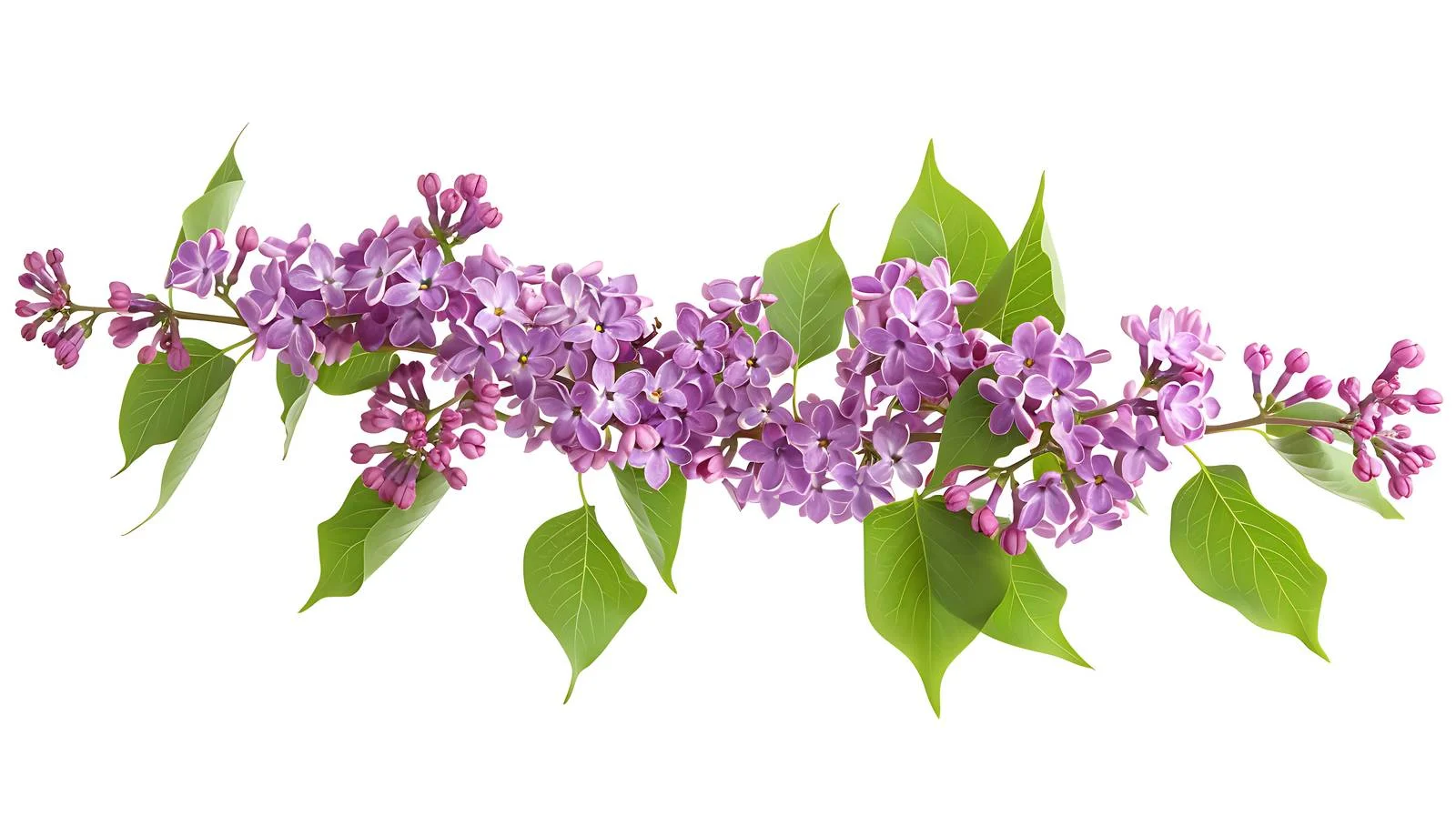 Elegant Lilac Blossom on Spring Branch — free download from Dotvec