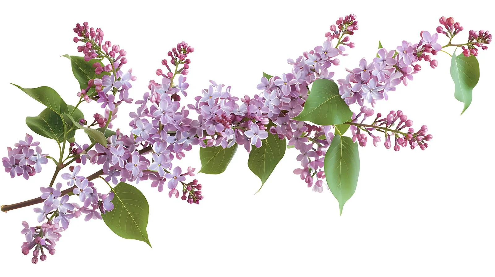 Elegant Lilac Blossom on Spring Branch — free download from Dotvec