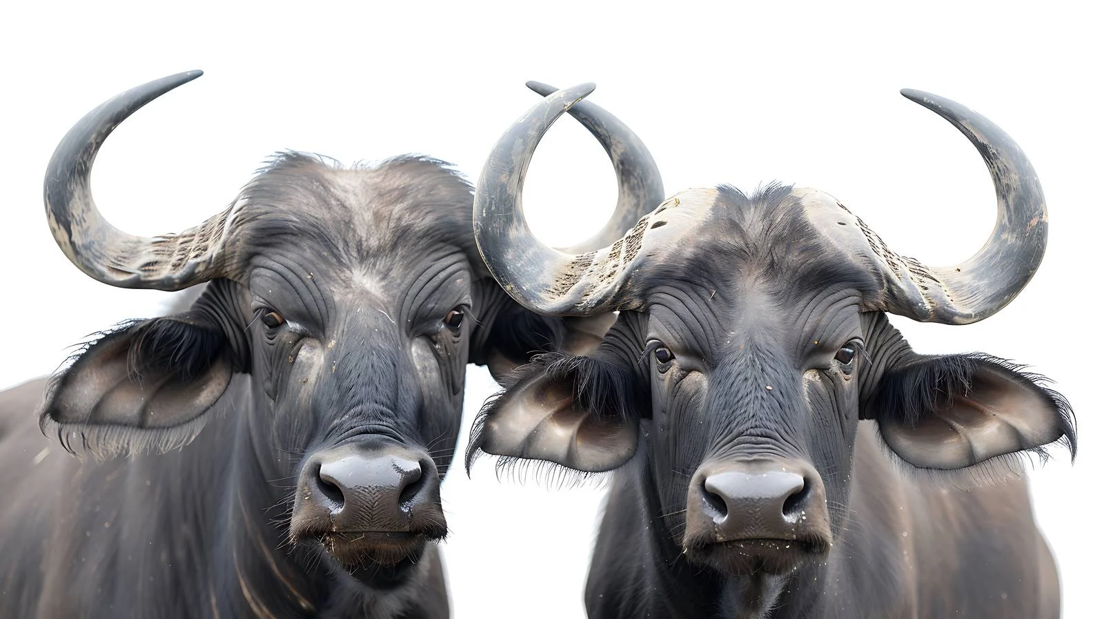 Buffalo Community on Rural Farm — free download from Dotvec