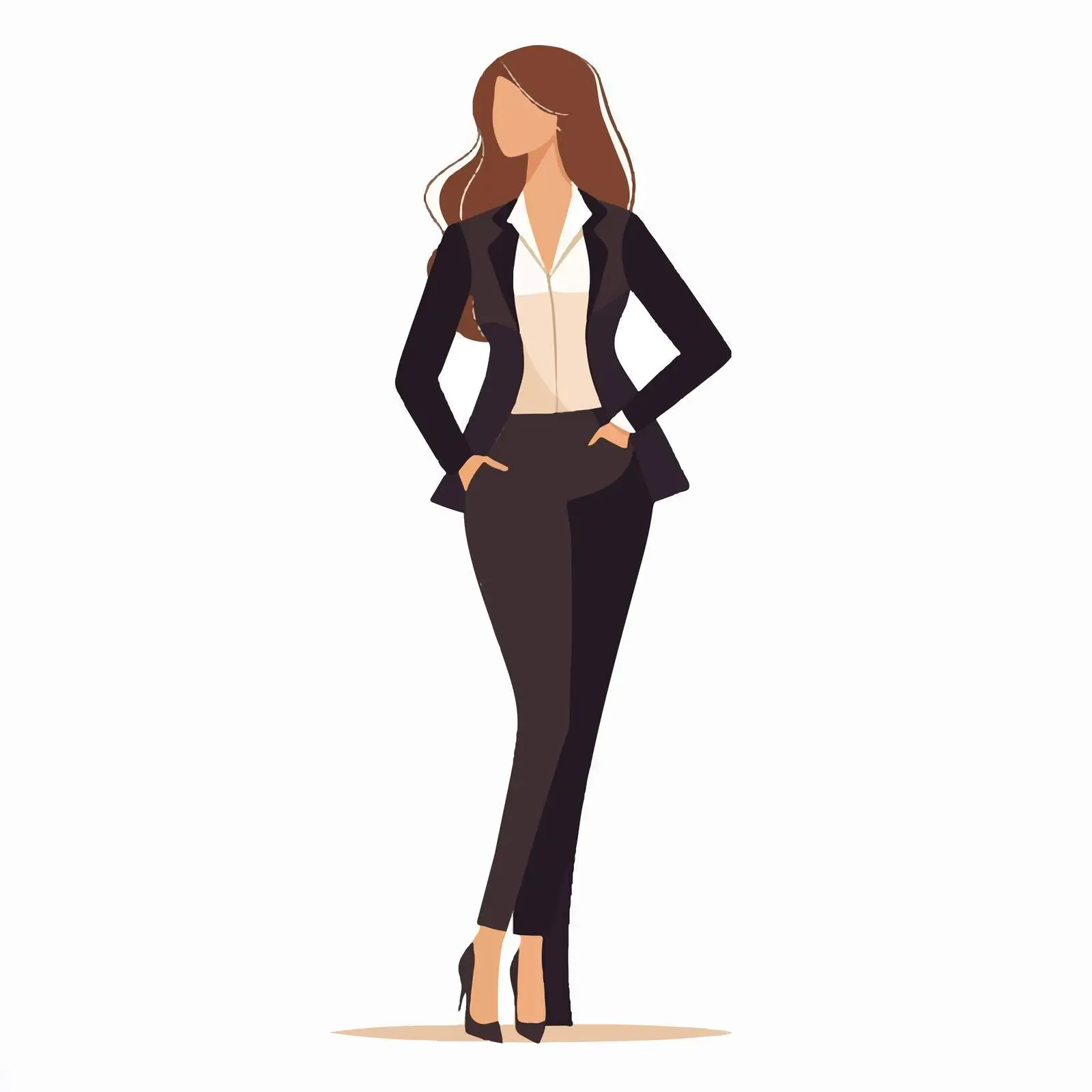 Confident Business Woman in Formal Suit — free download from Dotvec