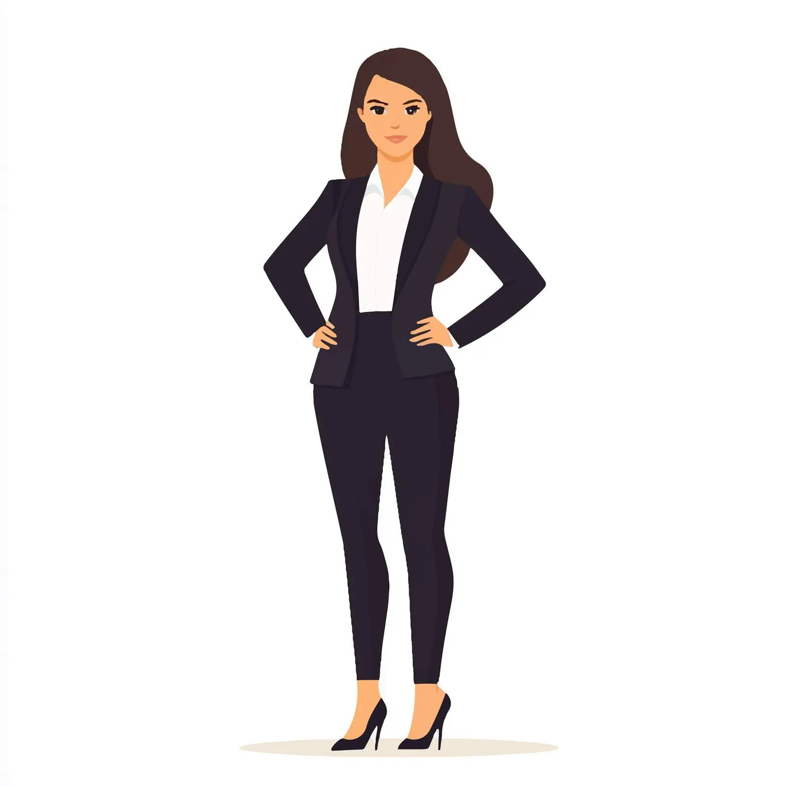 Confident Businesswoman in Formal Suit — free download from Dotvec