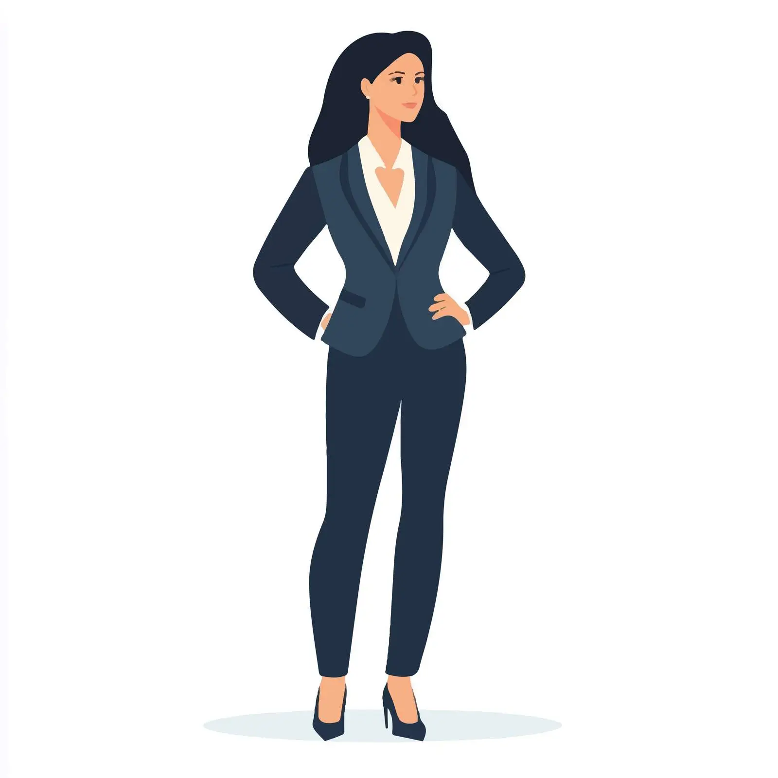 Confident Business Woman in Formal Suit — free download from Dotvec
