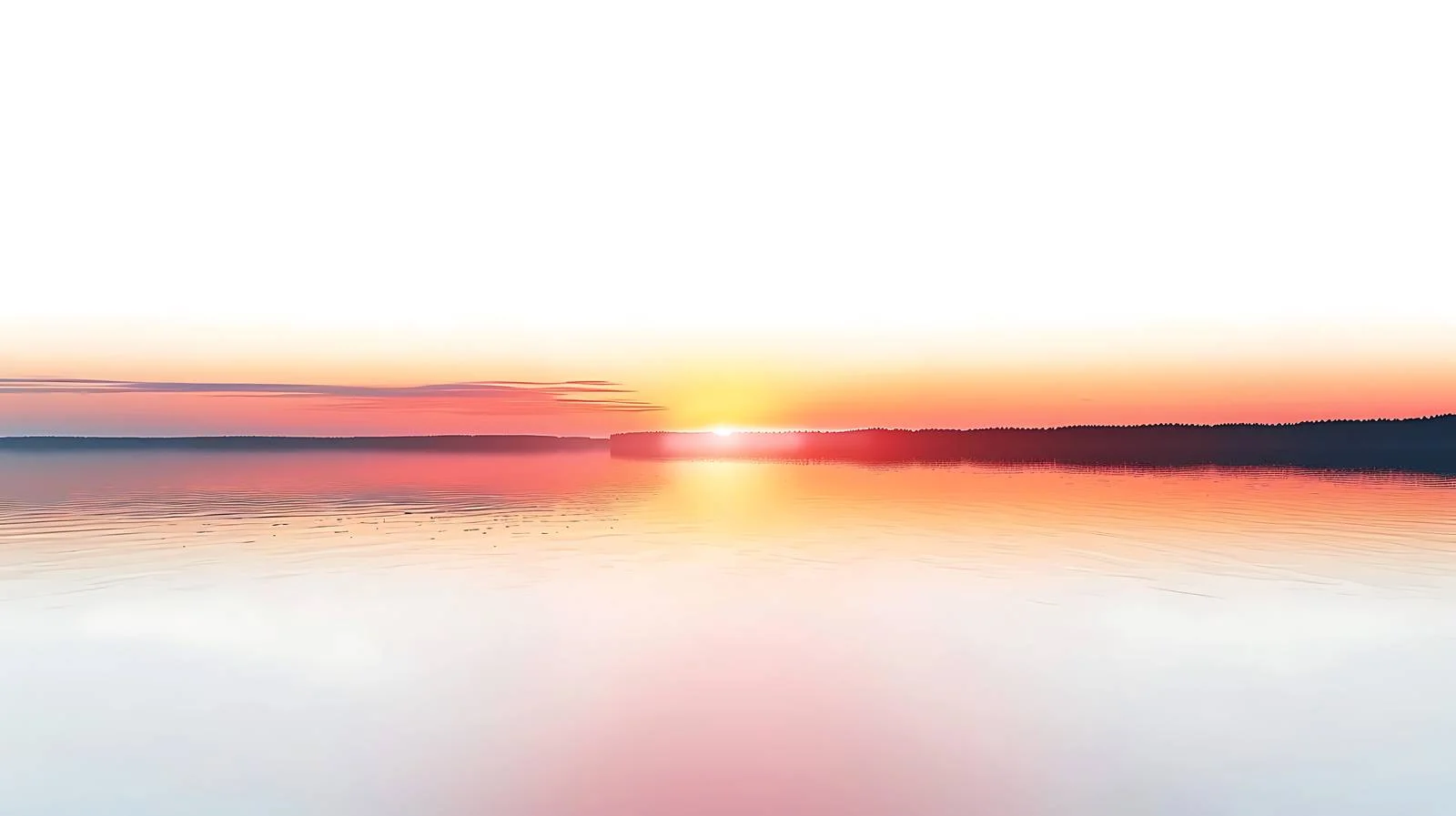 Vibrant Sunset Panorama Over Isolated Landscape — free download from Dotvec