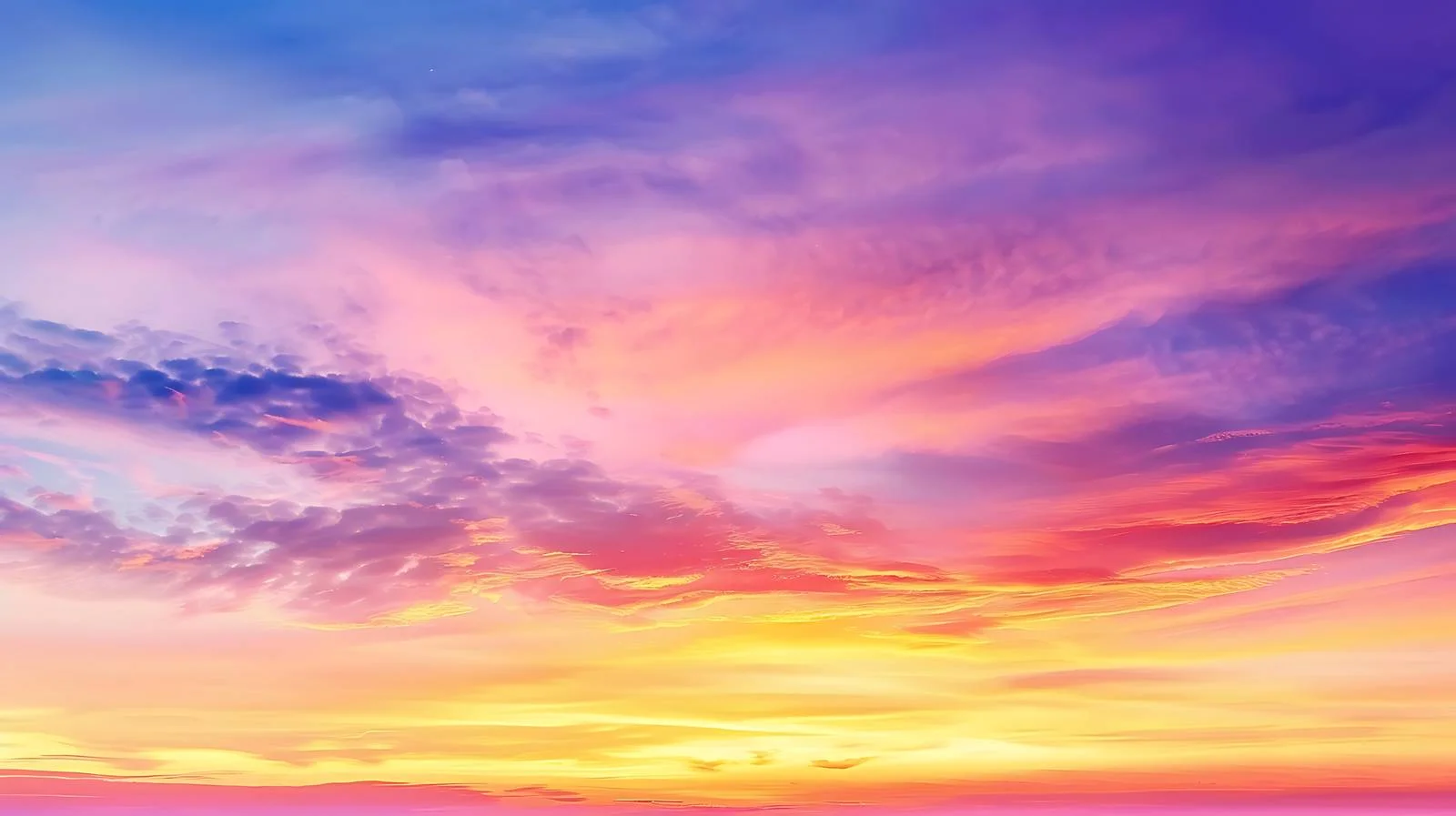 Vivid Sunset Panorama Landscape Isolated View — free download from Dotvec
