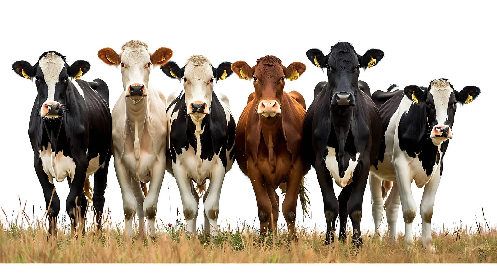 Serene Cow Community on Rural Farm — free download from Dotvec