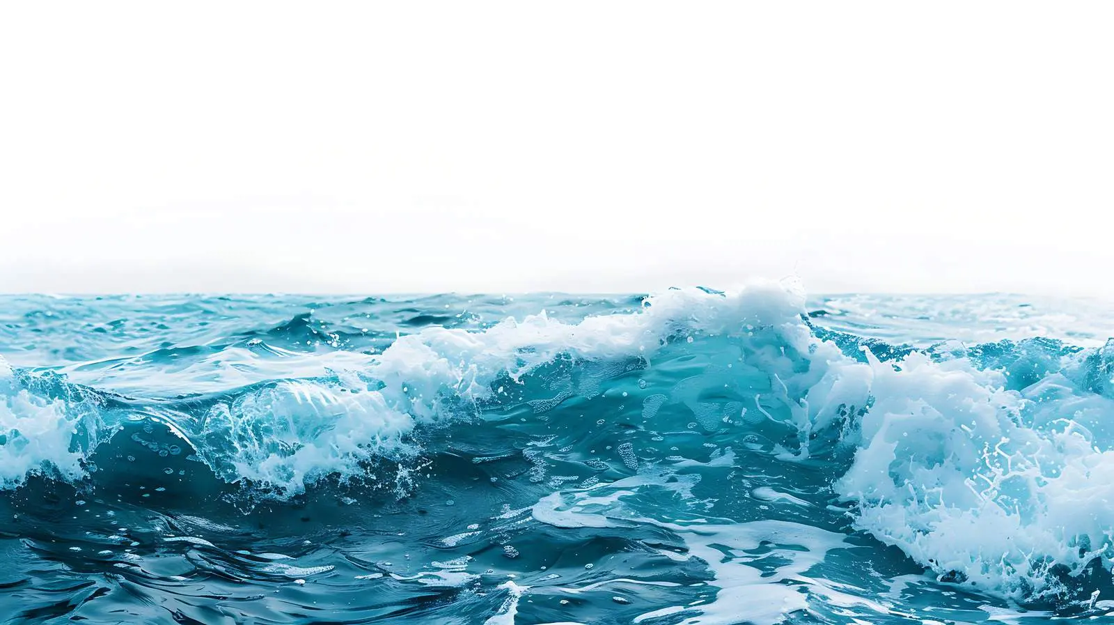 Stunning Deep Blue Sea with Frothy Waves — free download from Dotvec