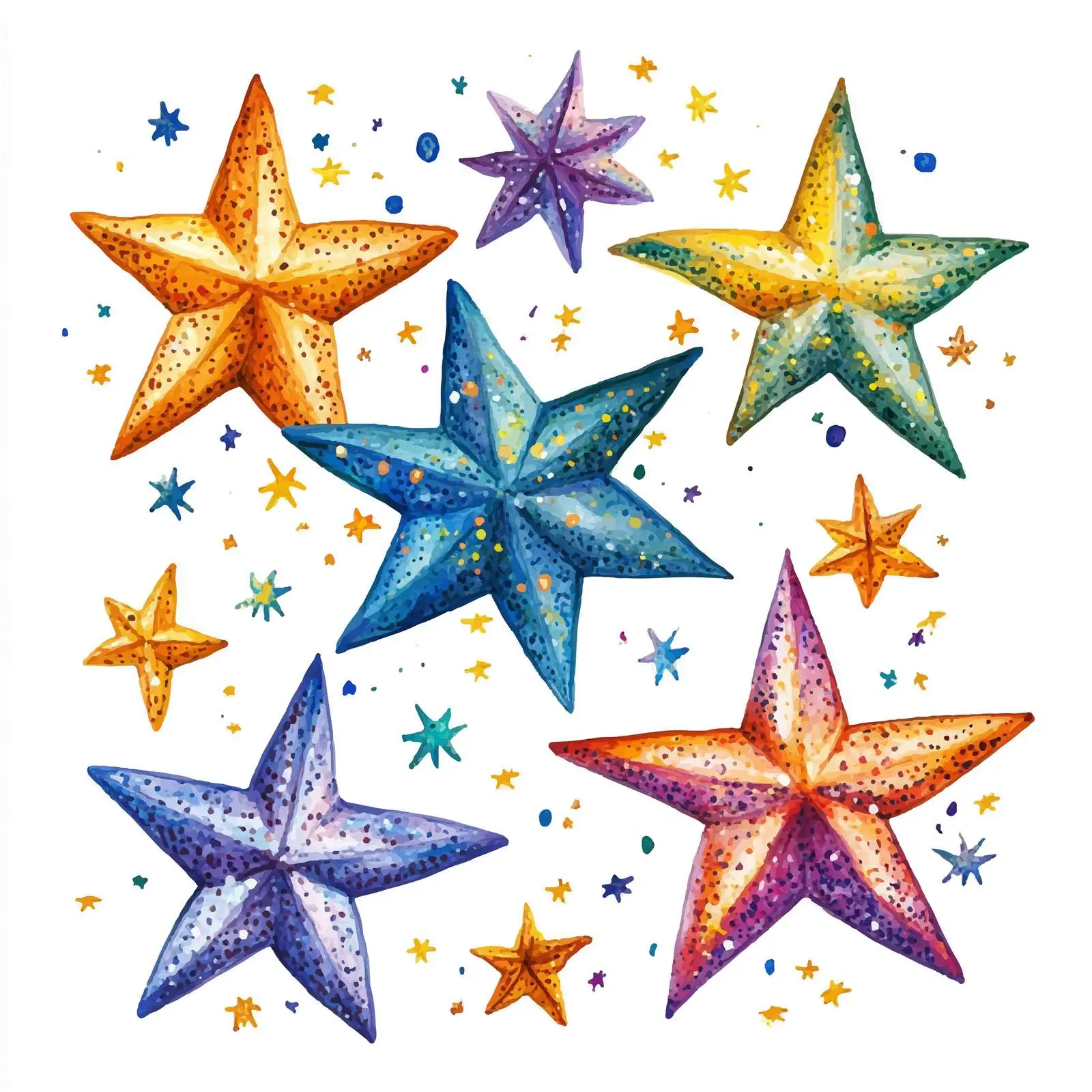 Festive Star Vector Illustration — free download from Dotvec
