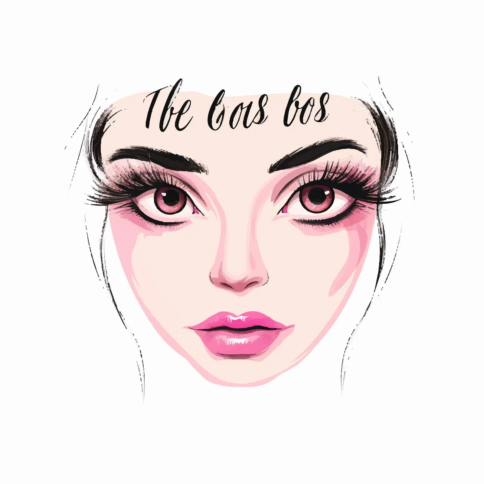 Stunning Eyes with Long Black Eyelashes – free long eyelashes image from Dotvec