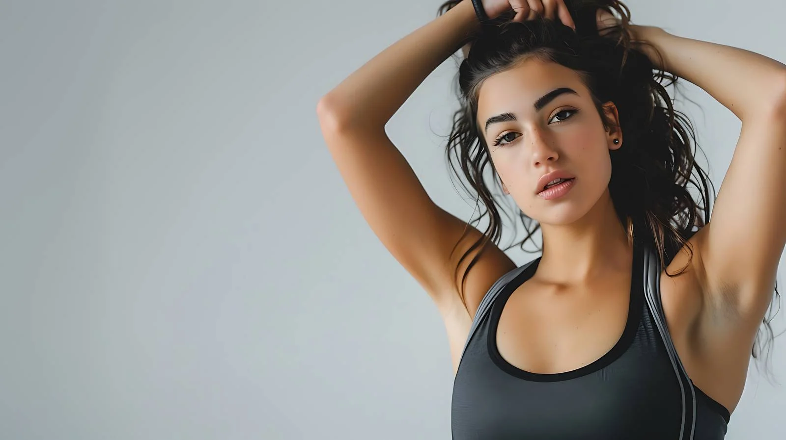 Elegant Fashion Model Posing in Studio — free download from Dotvec