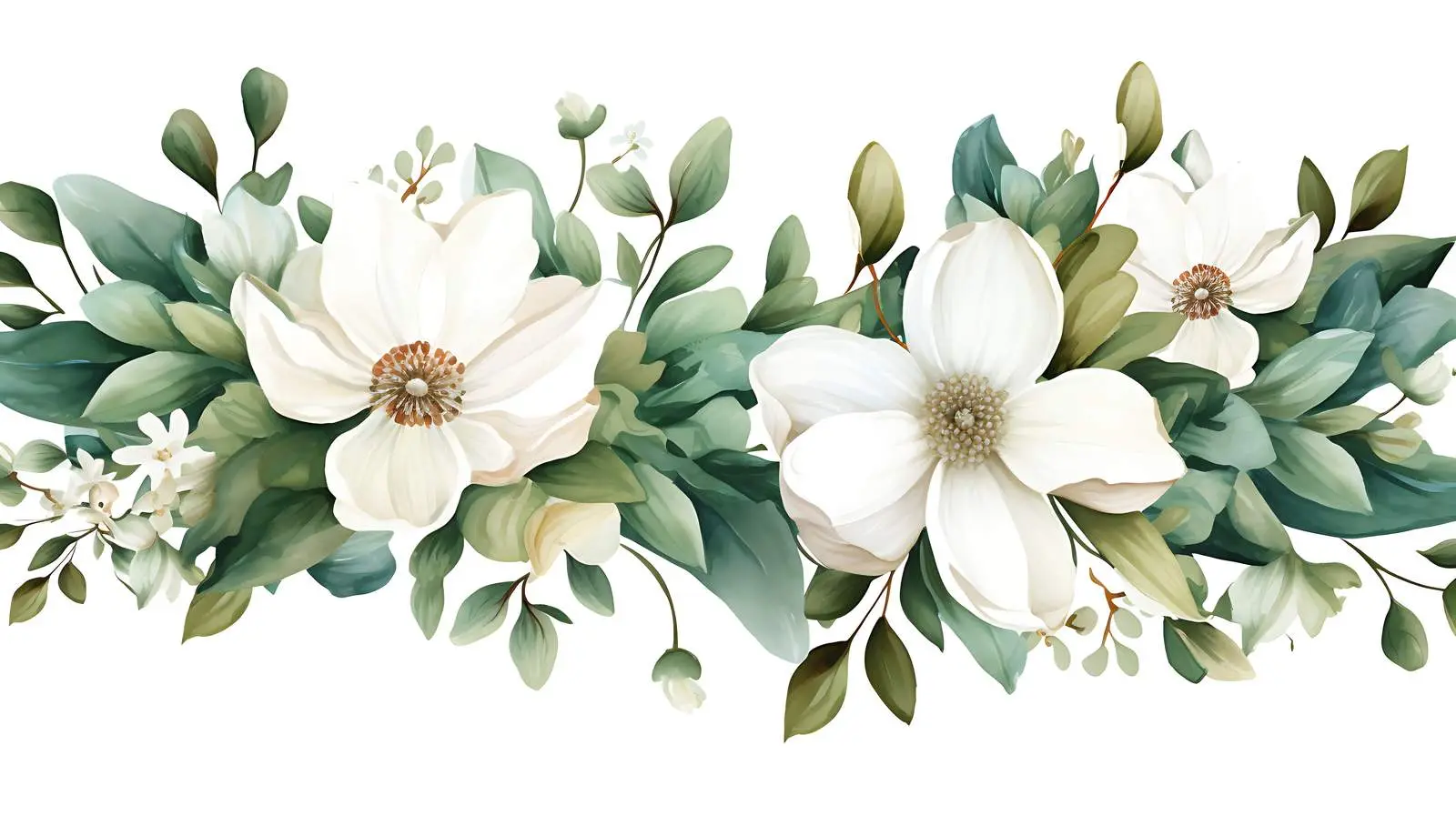 Elegant Floral Decorative Border — free download from Dotvec