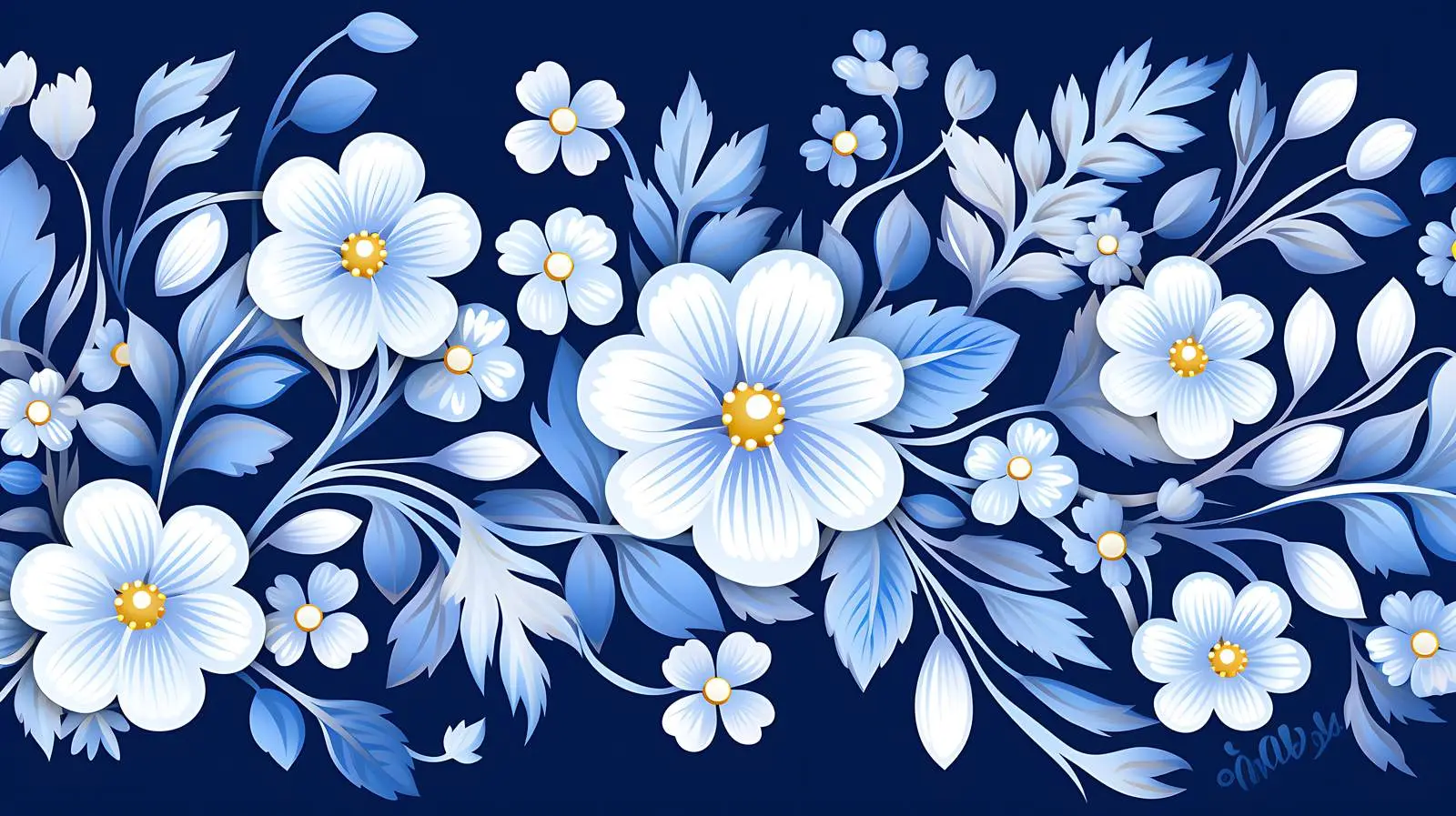 Floral Ornament Pattern for Design — free download from Dotvec