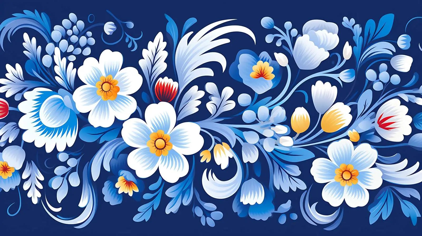 Elegant Floral Ornament Pattern — free download from Dotvec