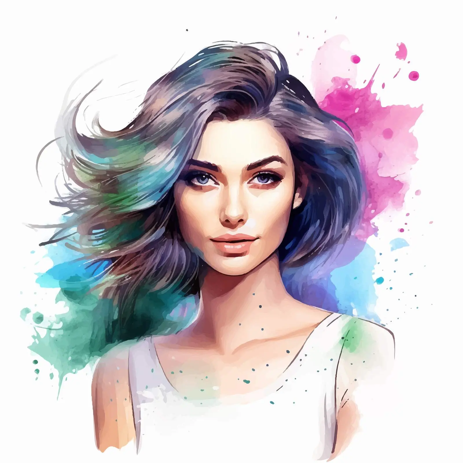 Stylish Bob Haircut at Beauty Salon — free download from Dotvec