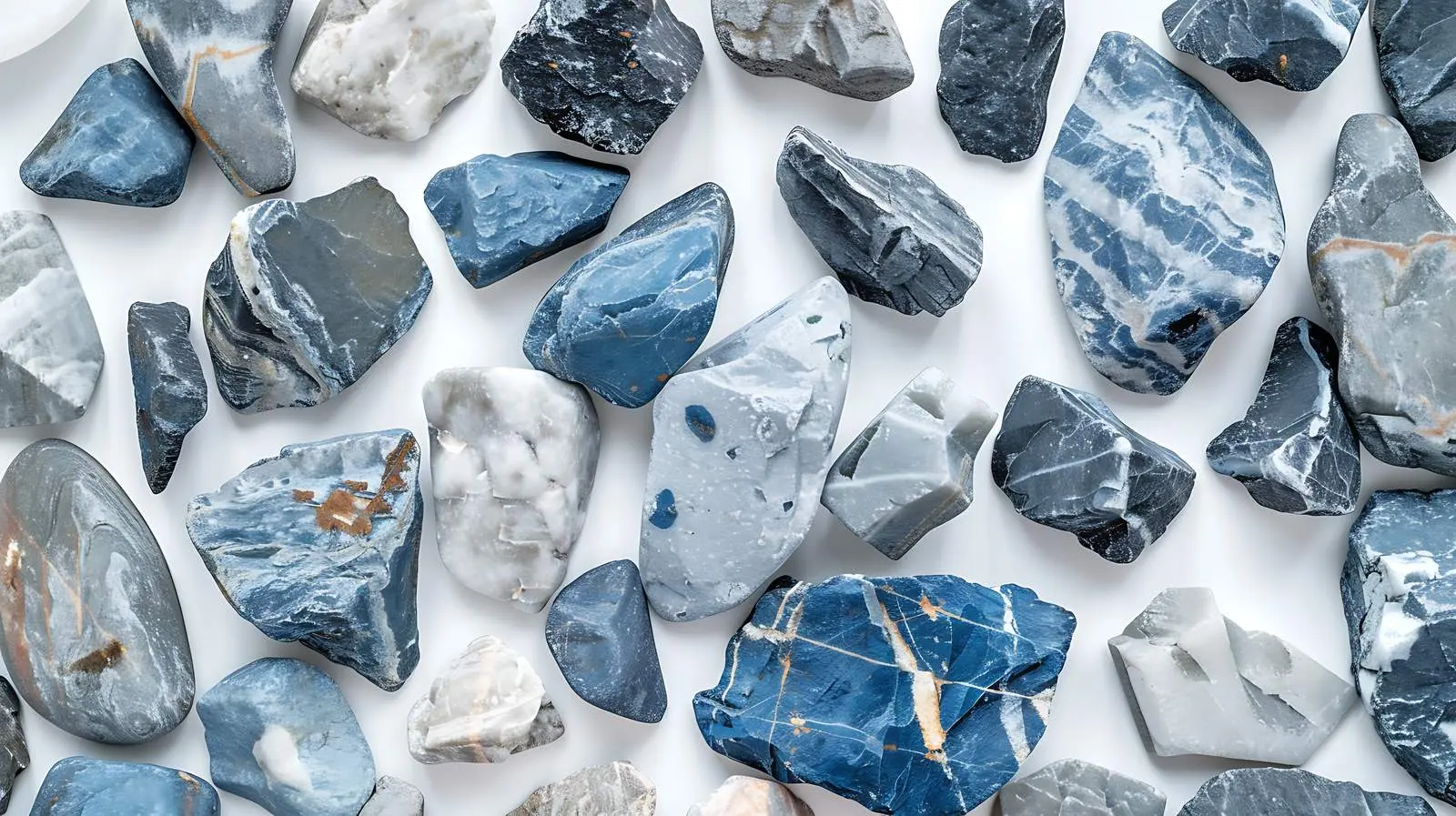 Grey Blue and White Decorative Rocks — free download from Dotvec