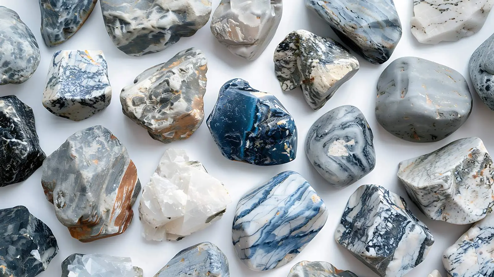 Stunning Grey Blue and White Rock Formation — free download from Dotvec