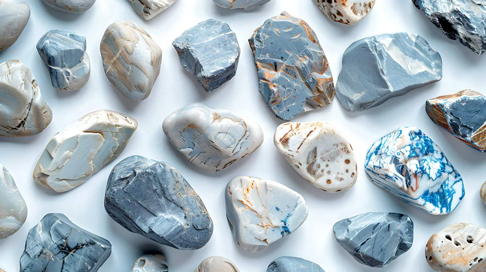 Stunning Grey, Blue, and White Rock Formation — free download from Dotvec
