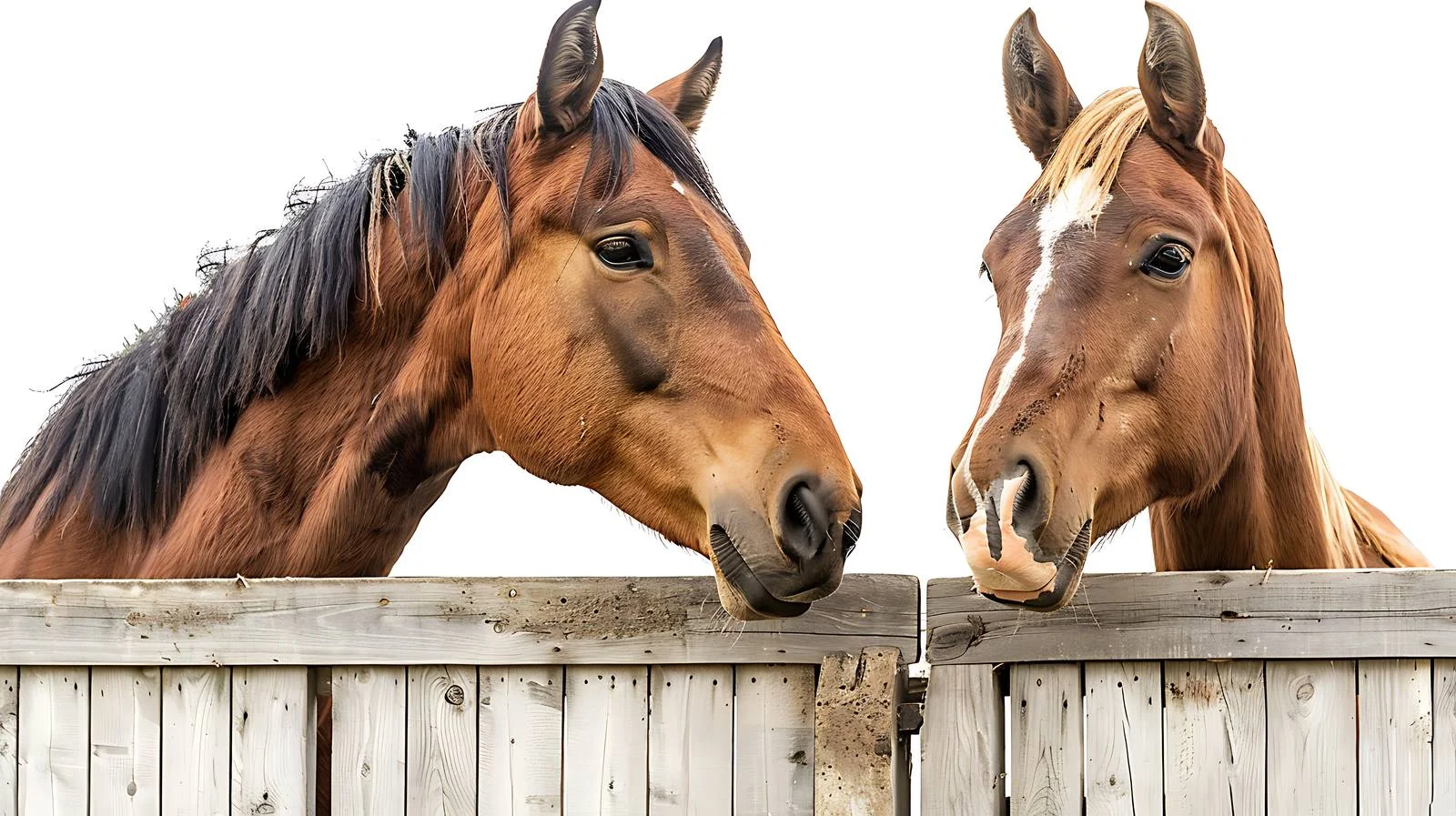 Graceful horses in rural stall environment — free download from Dotvec