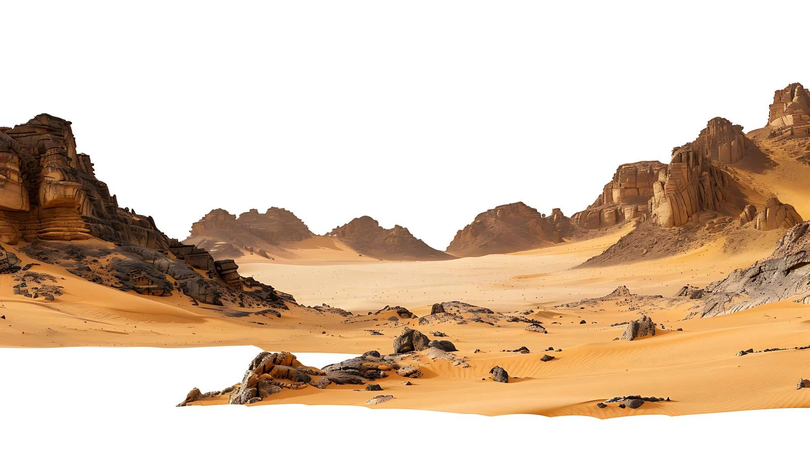 Vibrant Desert Landscape Scene — free download from Dotvec