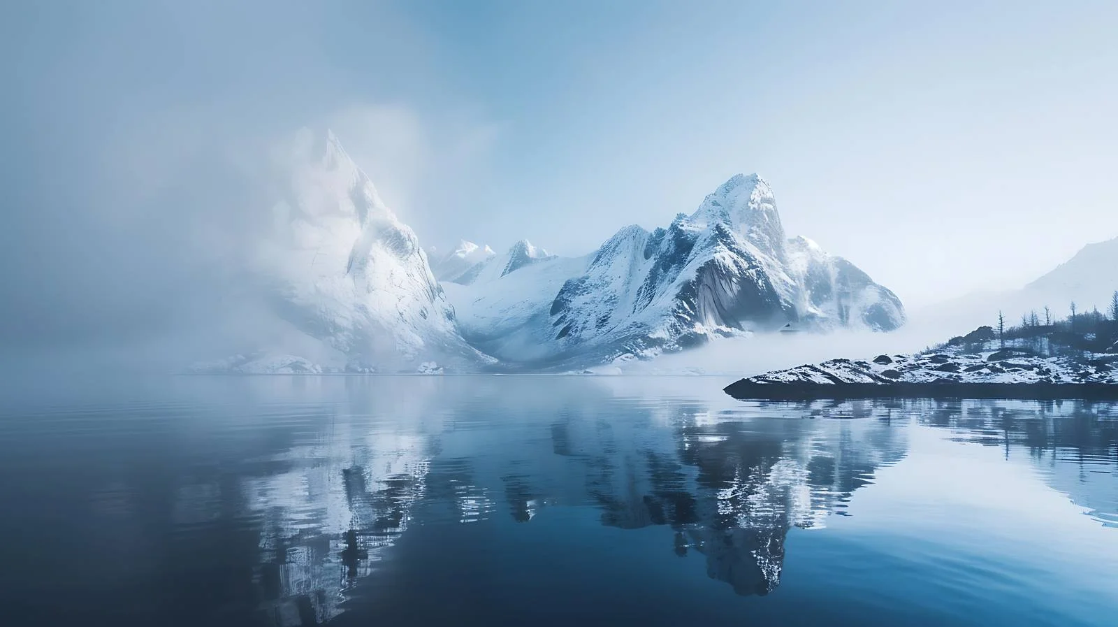 Tranquil Sunrise Over Sakrisoy Village, Lofoten — free download from Dotvec