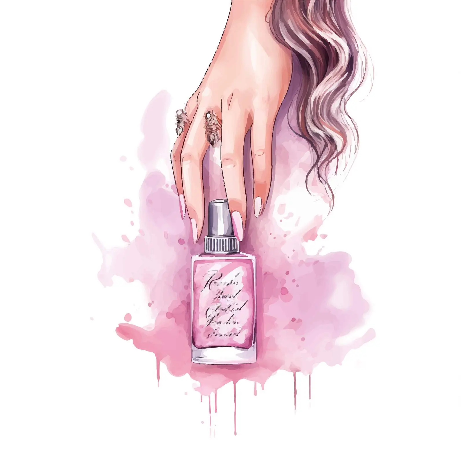 Beautiful Handwritten Inscription with Long Nails — free download from Dotvec