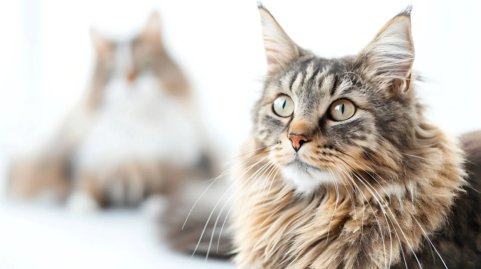 Serene Nibelung Cat Rests Gracefully — free download from Dotvec