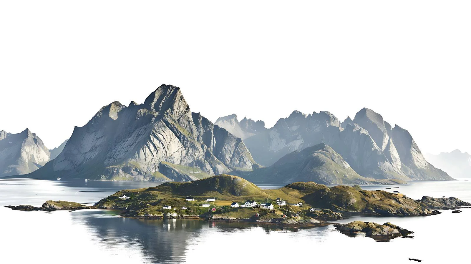 Scenic Lofoten Islands Landscape in Norway — free download from Dotvec