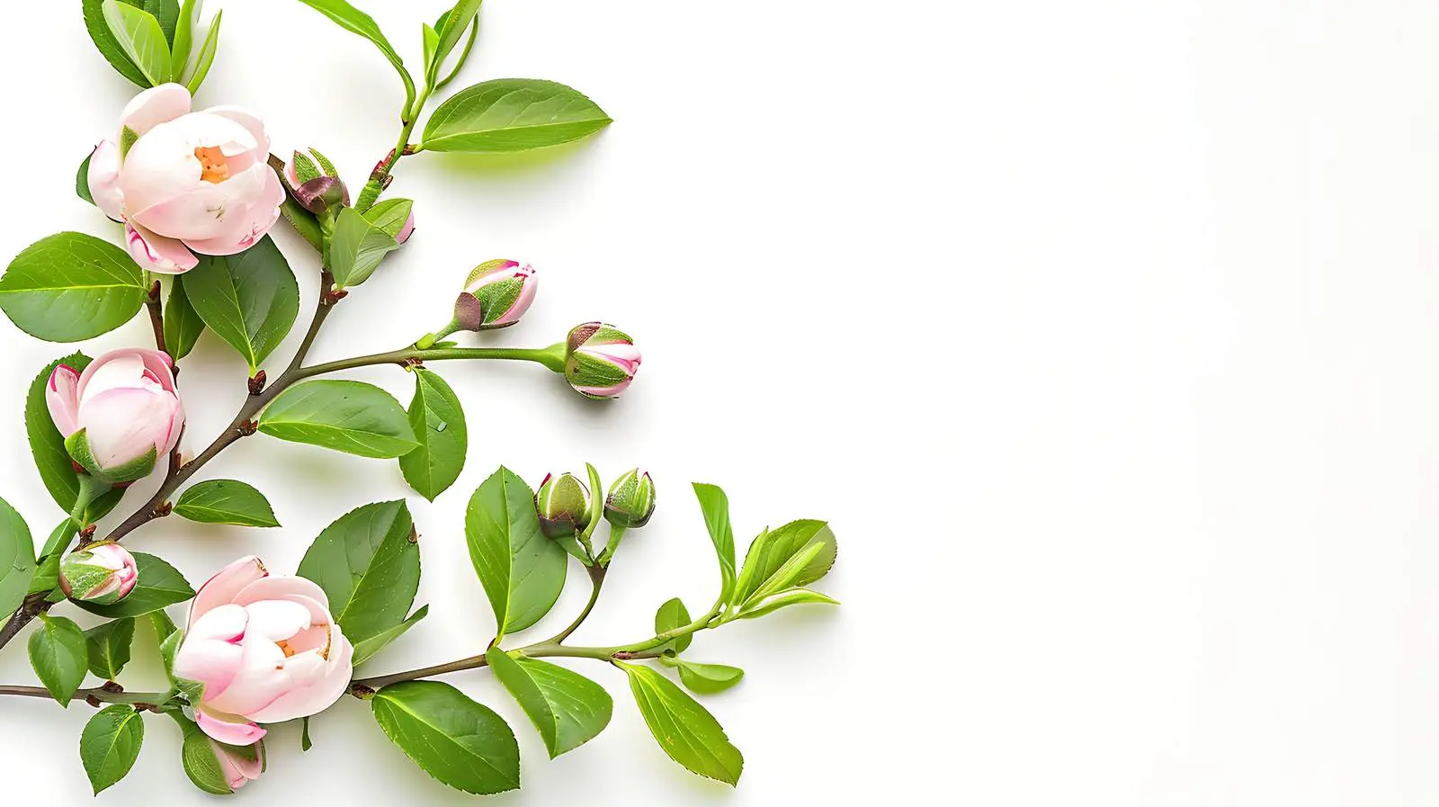 Lovely Pink Flower Buds Among Greenery — free download from Dotvec