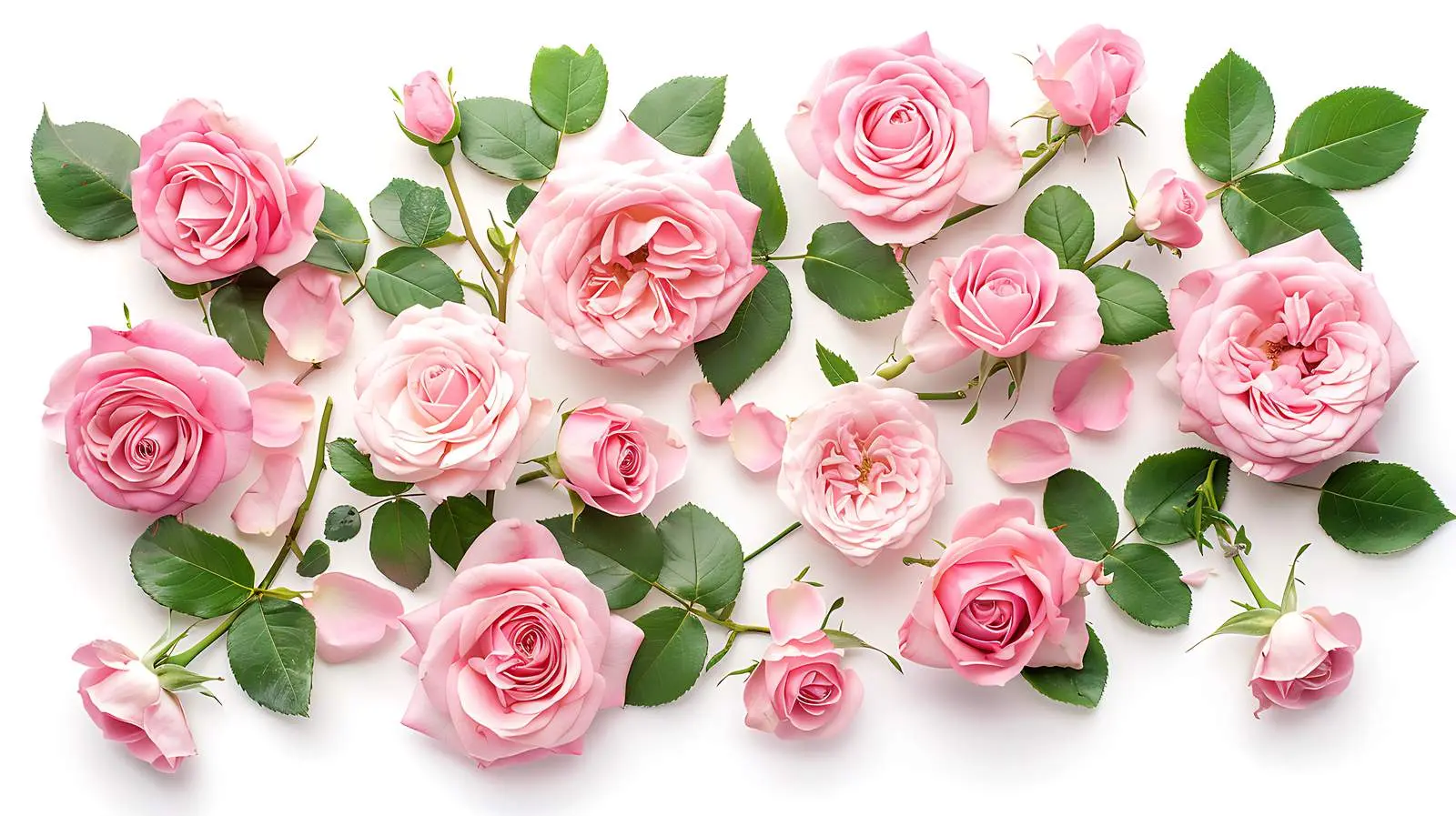 Beautiful Rose Flower Bouquet on White Background — free download from Dotvec