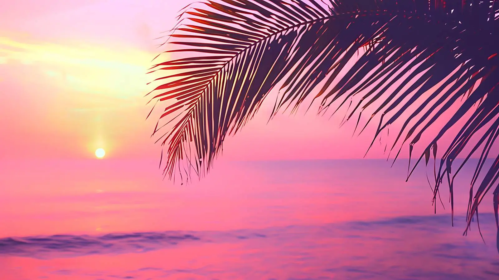 Tropical Coconut Palm Branch Silhouette — free download from Dotvec