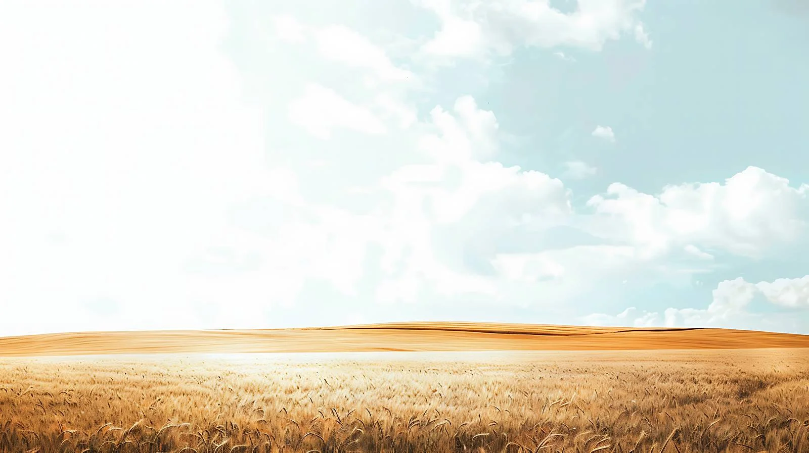 Serene Sky Above Isolated White Field — free download from Dotvec