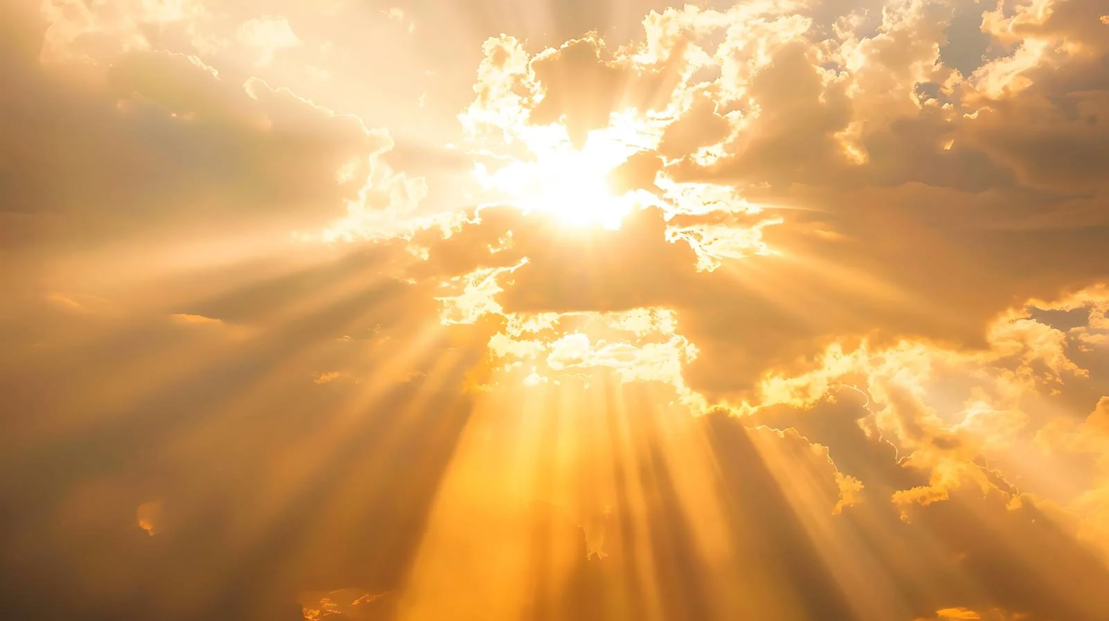 Dazzling Sunset with Radiant Sunbeams Peeking – free light rays image from Dotvec