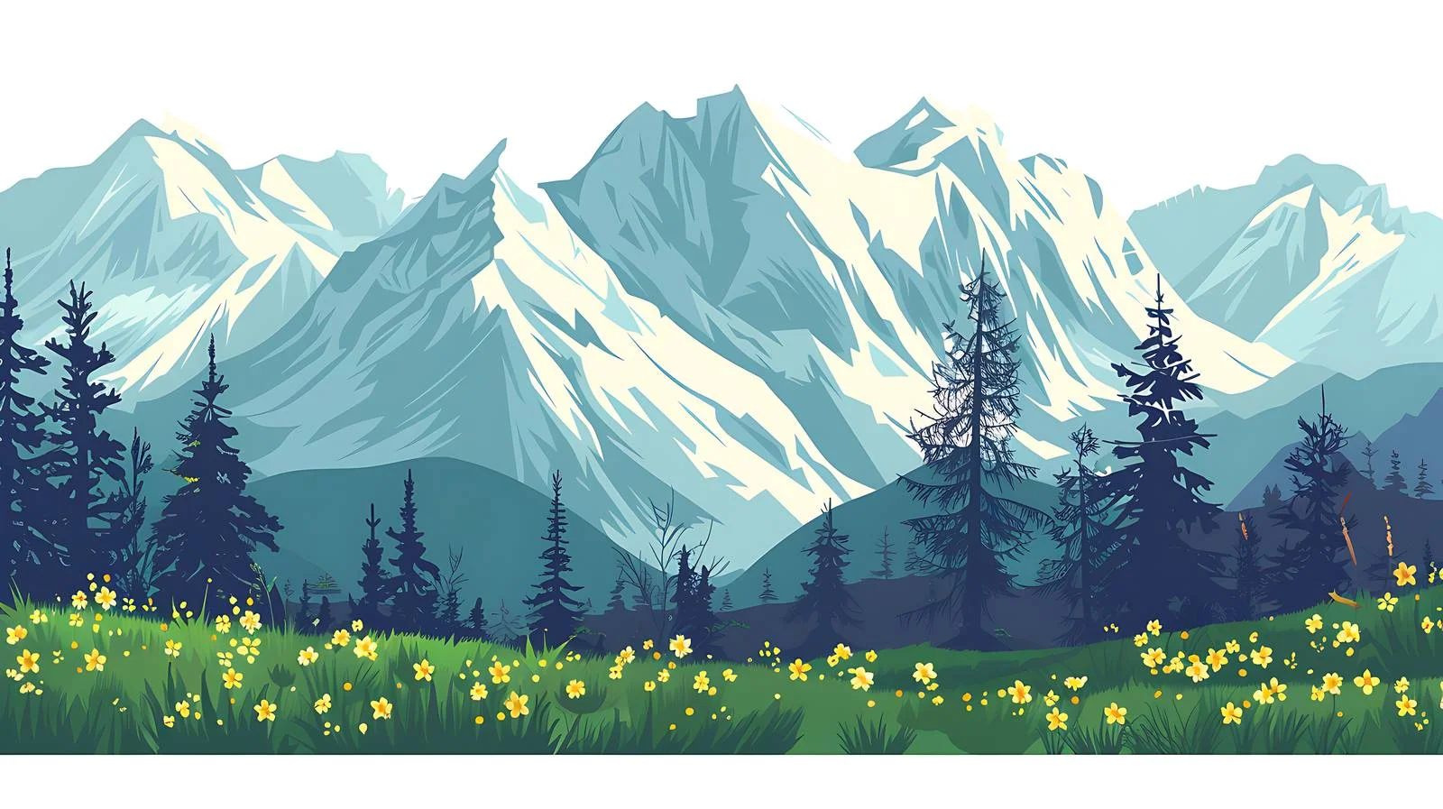 Picturesque Spring Scenery in Tatra Mountains — free download from Dotvec