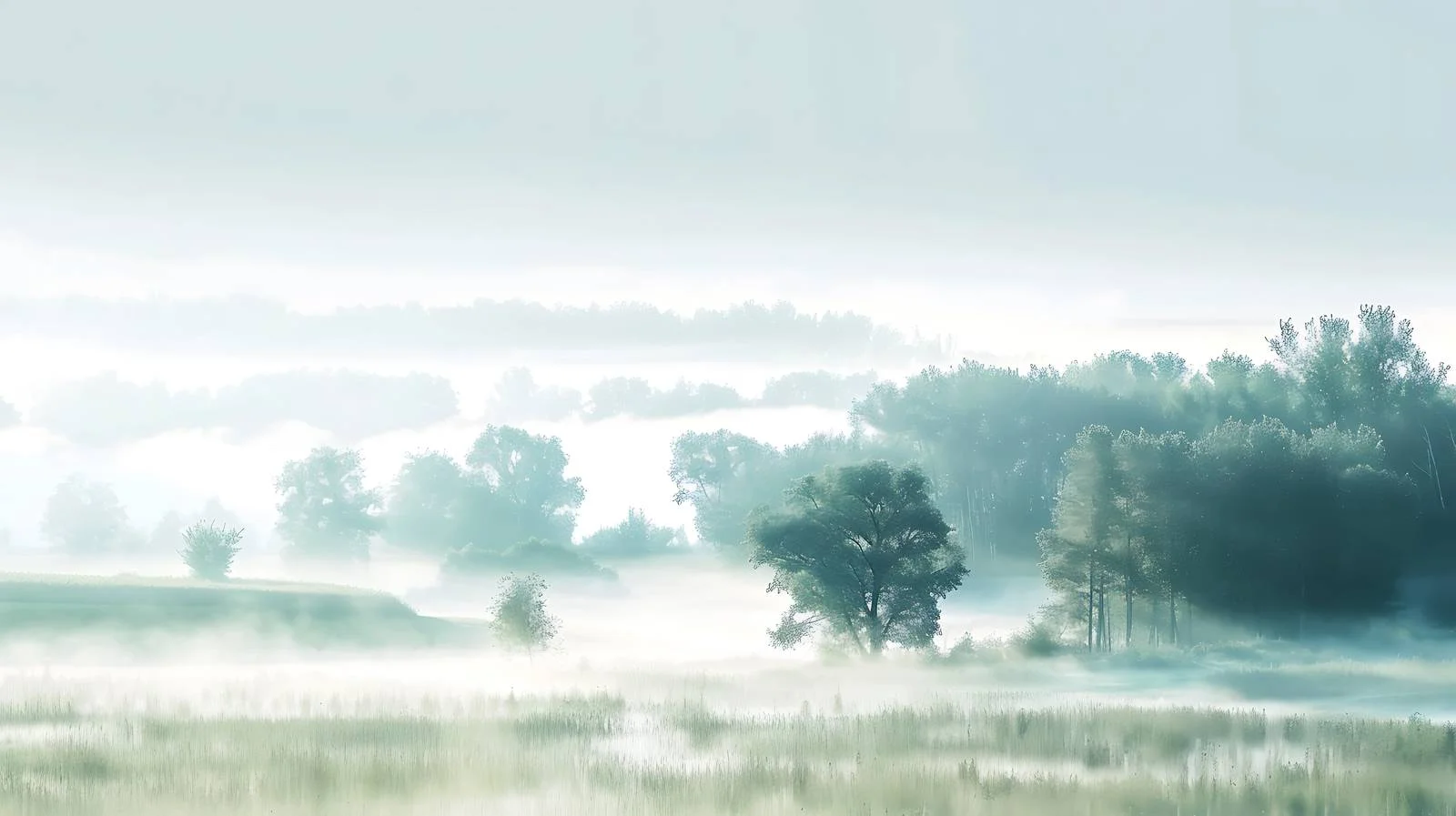 Tranquil Summer Morning Landscape Isolation — free download from Dotvec
