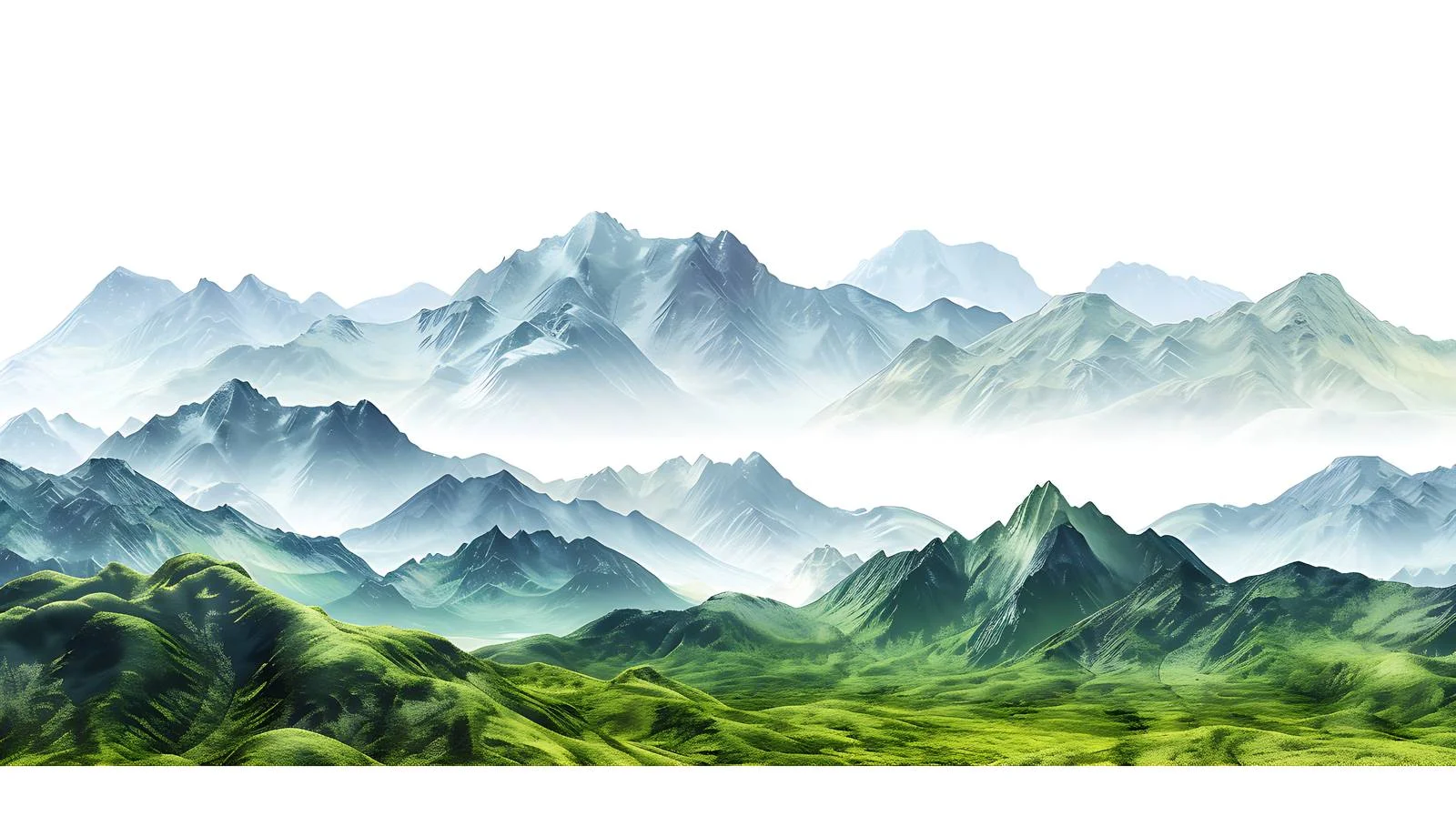 Scenic Summer Mountain Range Panorama — free download from Dotvec